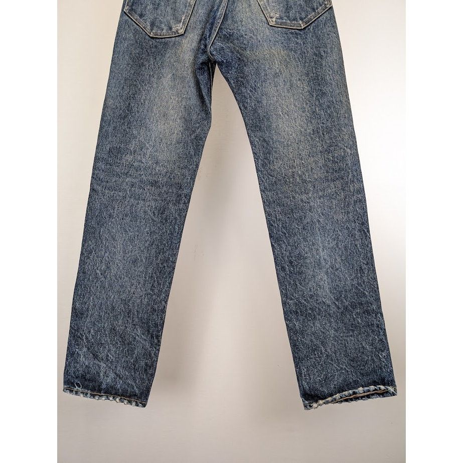 Balenciaga o1rshd1 Q:2 / Relaxed Jeans Denim Indigo in Deep Blue Size US 31 - 19 Thumbnail