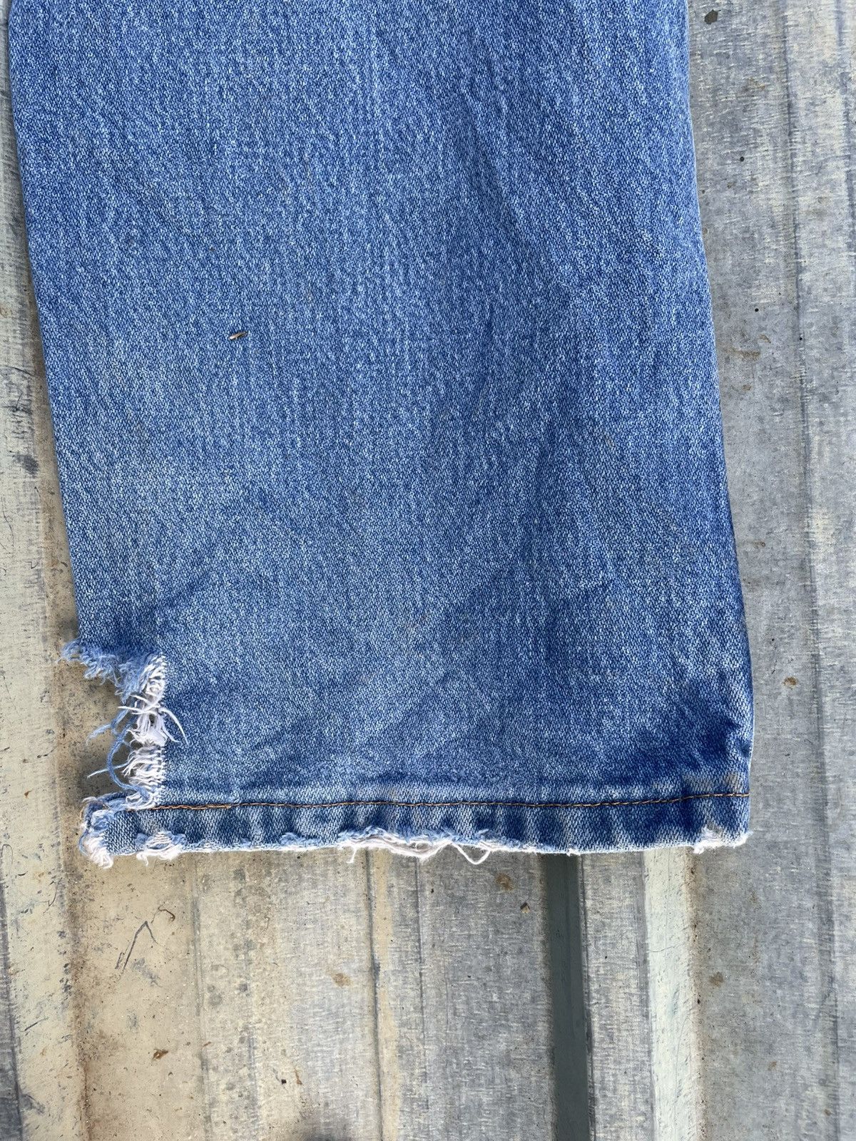Japanese Brand × Vintage Y2K Wragler Distressed Denim – Rare Size Vintage Size US 32 / EU 48 - 12 Thumbnail