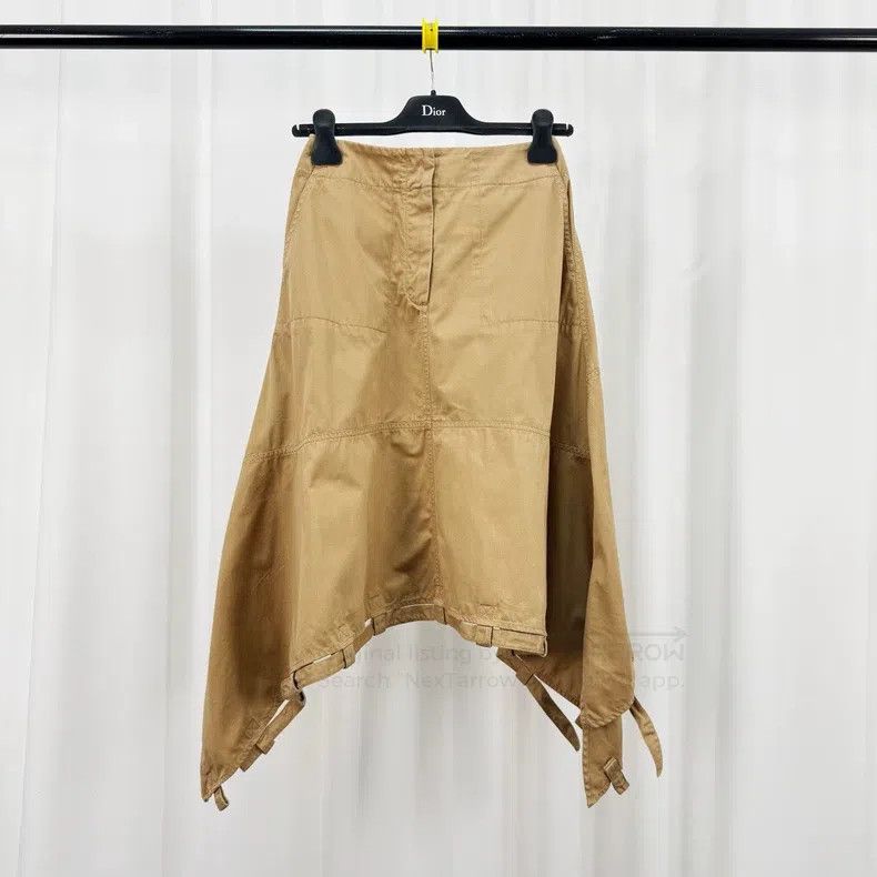 Loewe Loewe Detachable Irregular Hem Leather Tag Skirt Size 42" / US 20 - 1 Thumbnail