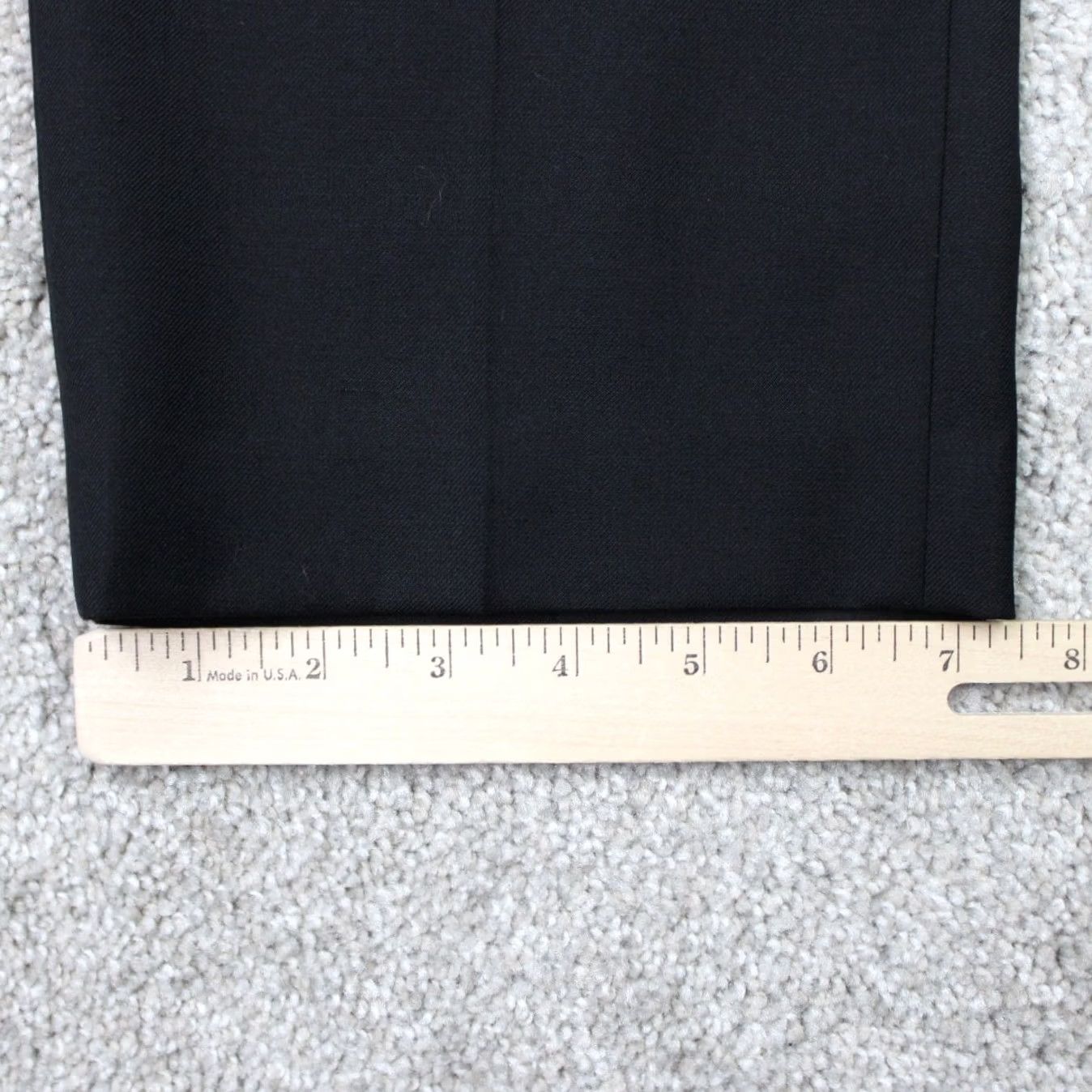 Ralph Lauren LAUREN Ralph Lauren Pants Mens 44x28 Black Flat Front Wool/Poly Stretch Dress Pants Regular Mid Rise Straight 90s Preppy Size US 44 / EU 60 - 4 Thumbnail