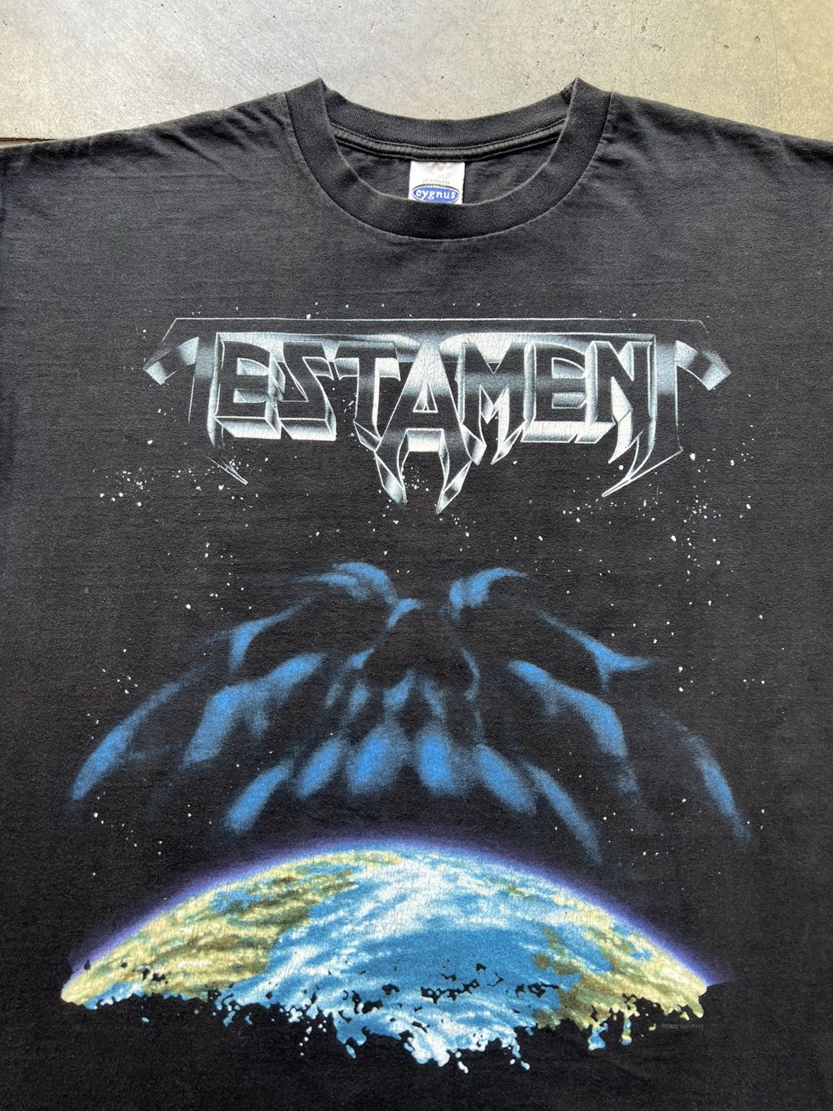 Band Tees × Vintage VTG 2000 Testament The New Order Band Tour Tee Shirt Slayer Size US XL / EU 56 / 4 - 3 Thumbnail