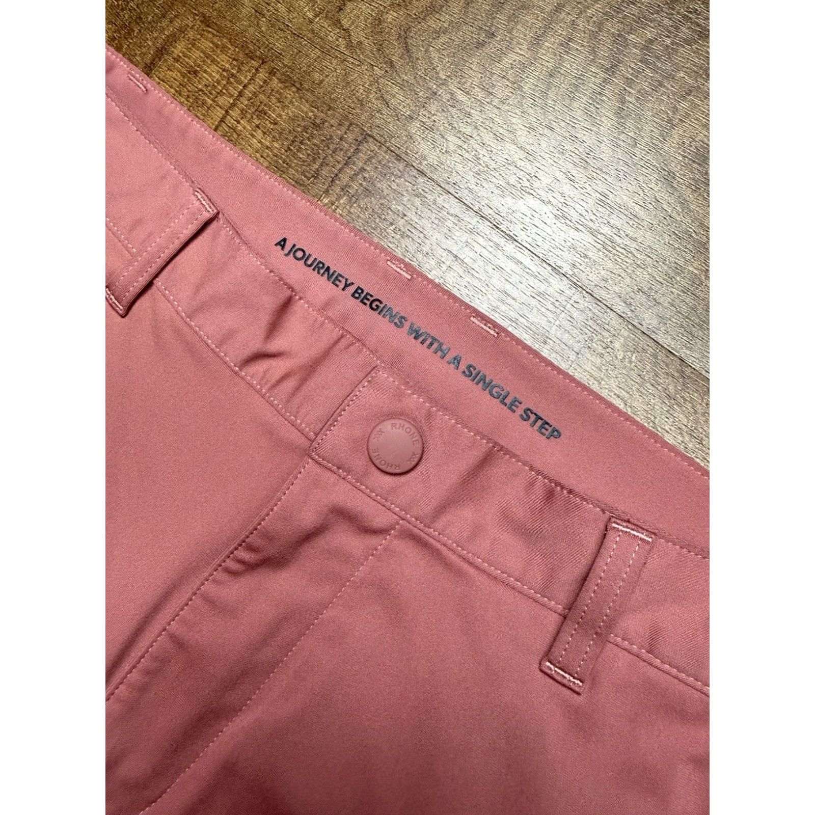 Rhone Rhone Mens Pants Maroon Red City Commuter Chino Slim Stretch Tech Golf Size US 30 / EU 46 - 4 Thumbnail