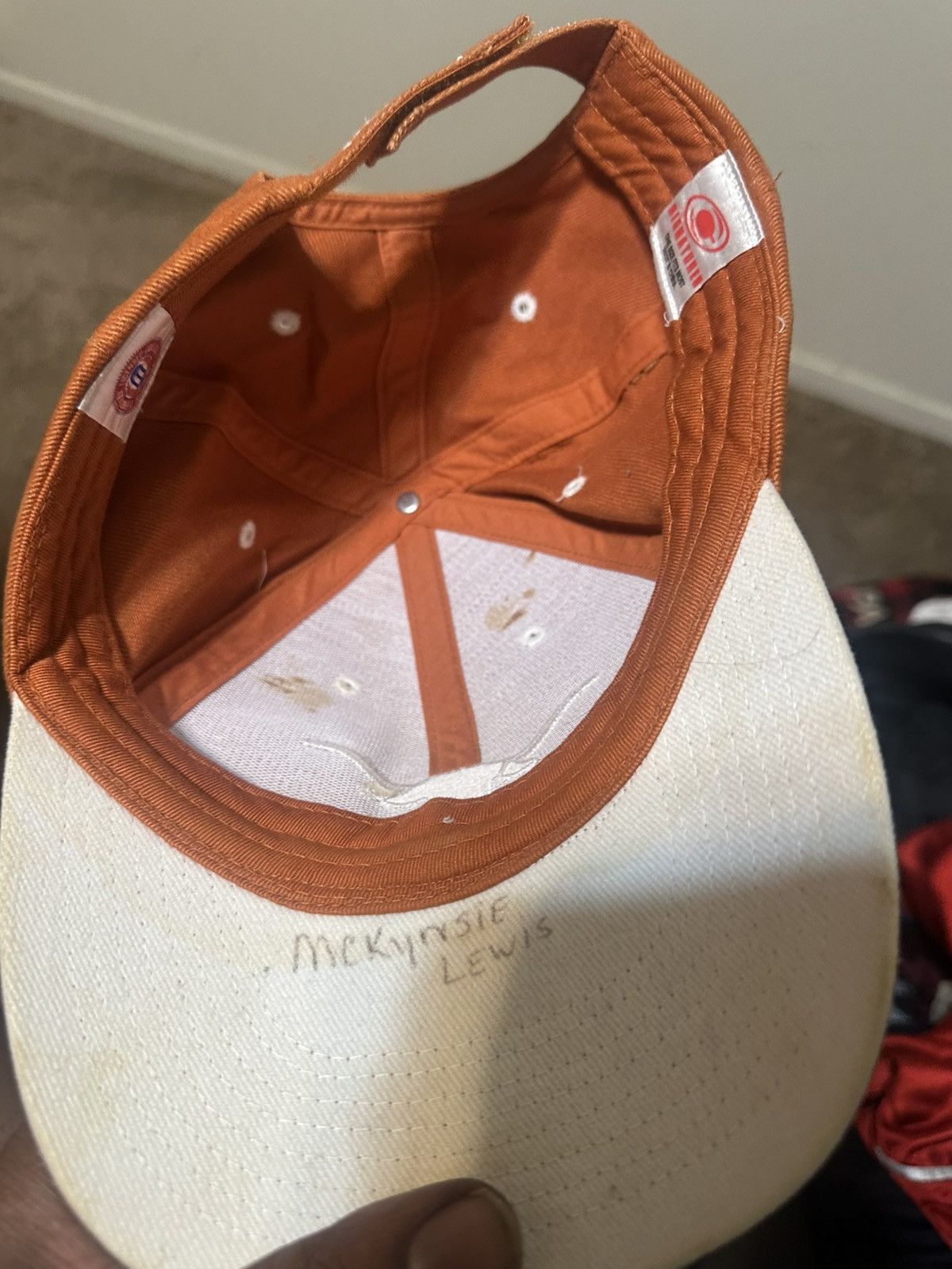 NCAA Vintage NCAA Texas Longhorns “burnt orange” hat 90s Size ONE SIZE - 7 Thumbnail