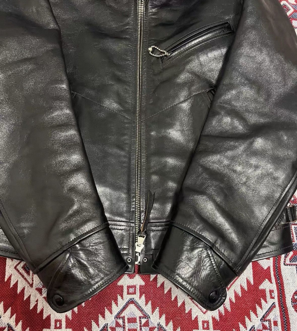 Freewheelers Freewheelers wooden box Mulholland Drive horse leather coat Size US S / EU 44-46 / 1 - 8 Thumbnail
