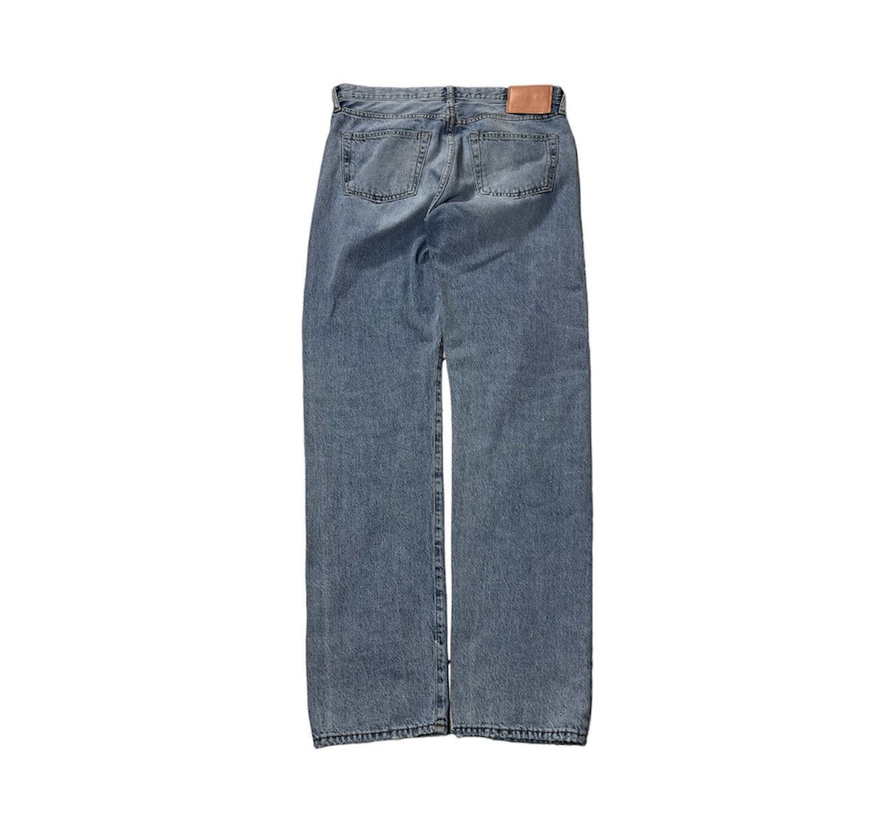 Acne Studios 32x34 1996 Light Blue Trash distressed jeans