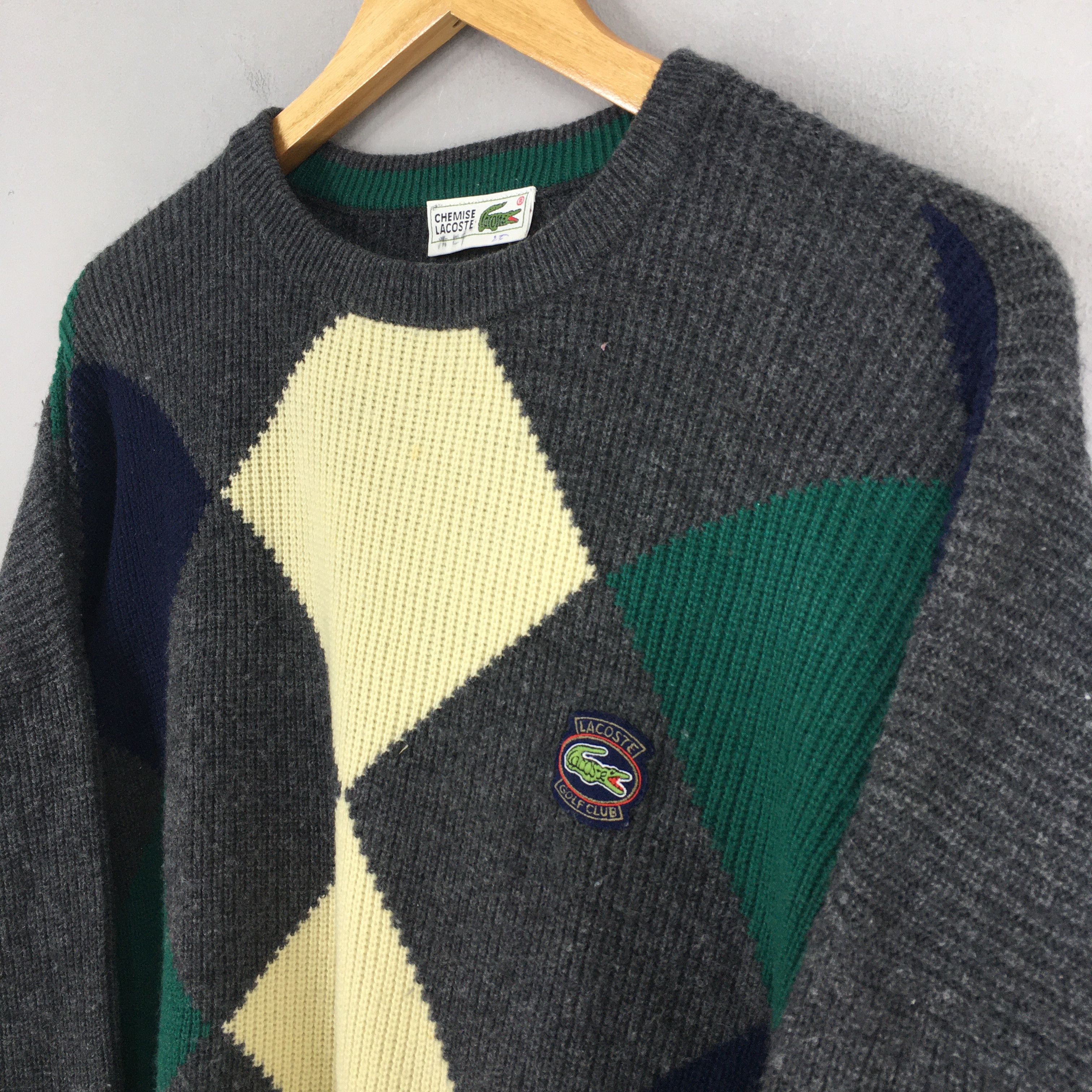 Vintage Vintage 90s Chemise Lacoste Sweatshirts Large Size US L / EU 52-54 / 3 - 3 Thumbnail