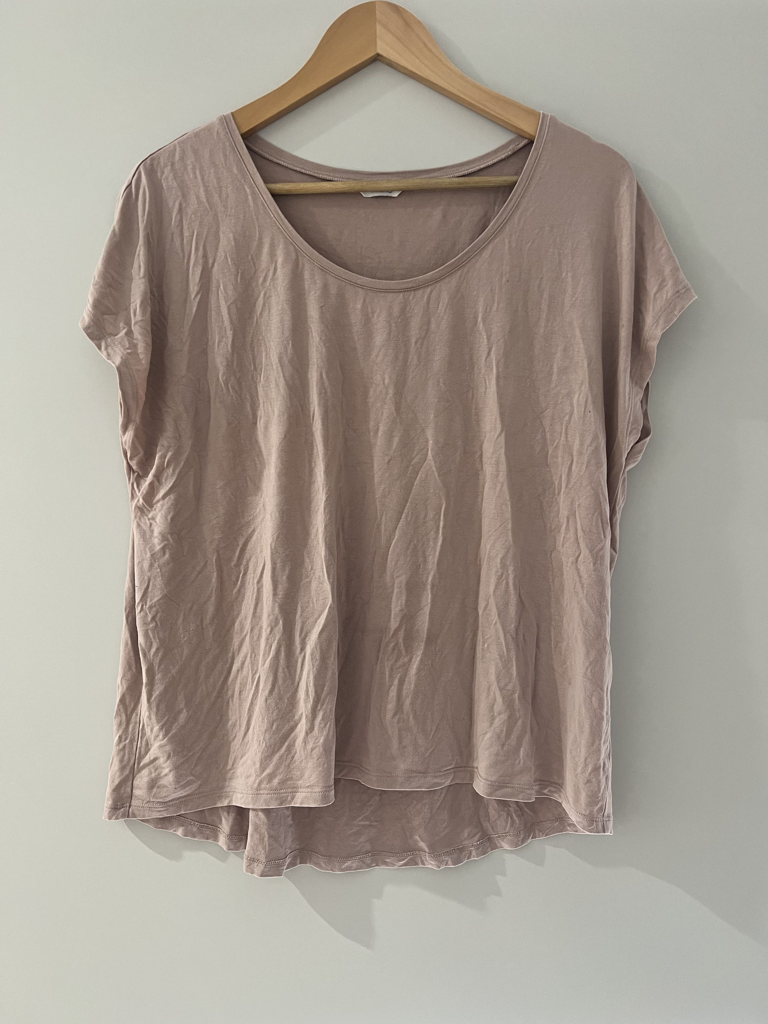 Other INTIMO Dusty Rose Short Sleeve Crew Neck T-Shirt Size S Size S / US 4 / IT 40 - 2 Thumbnail