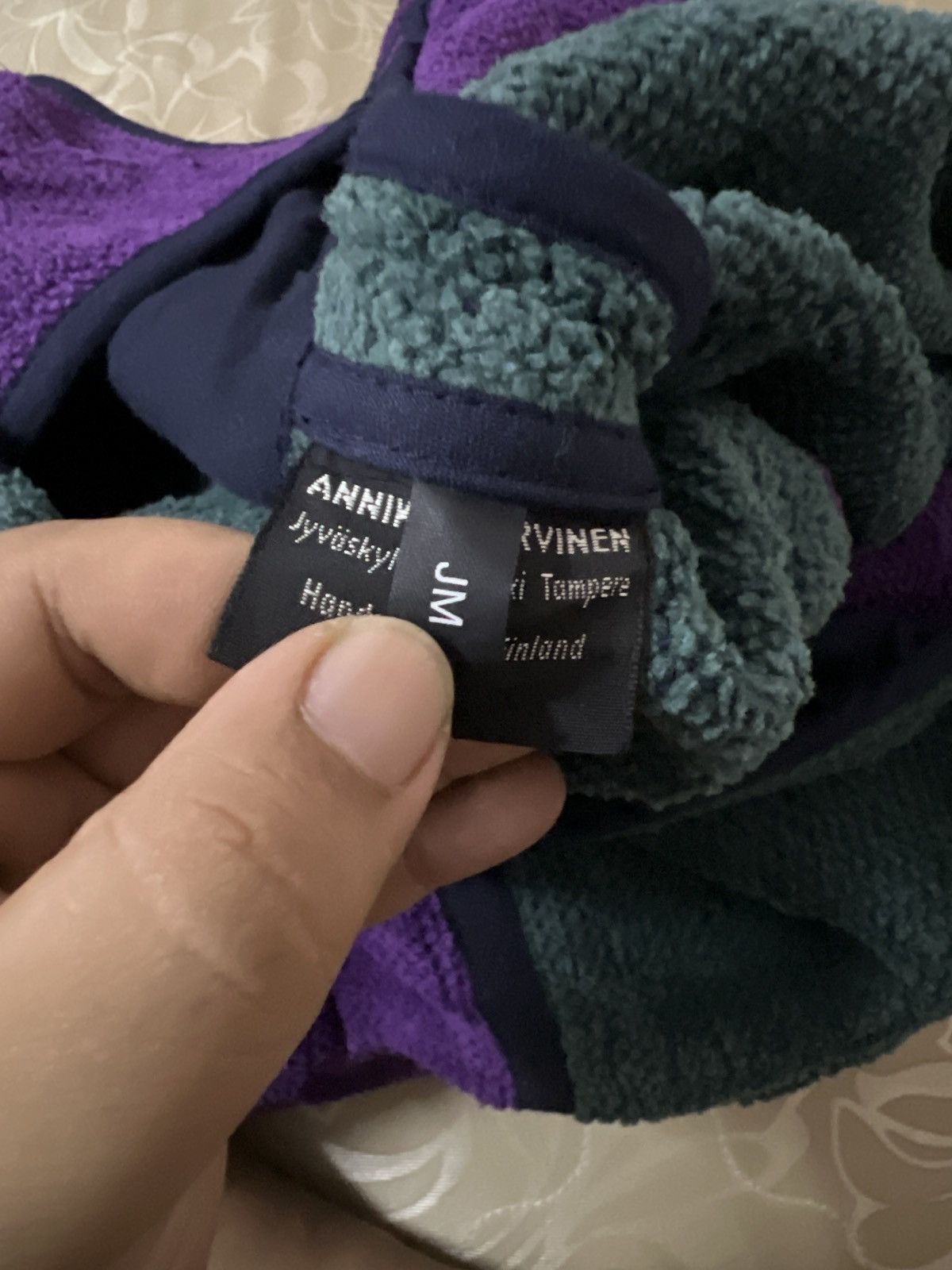 Annikki Karvinen ANNIKKI KARVINEN Finland Hand Made Patchwork Size US XXL / EU 58 / 5 - 6 Thumbnail
