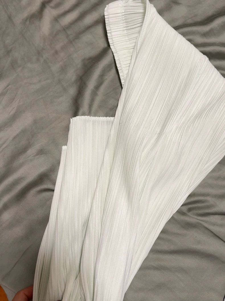Issey Miyake Issey Miyake White pleated pants Size 25" / US 0 / IT 36 - 6 Thumbnail