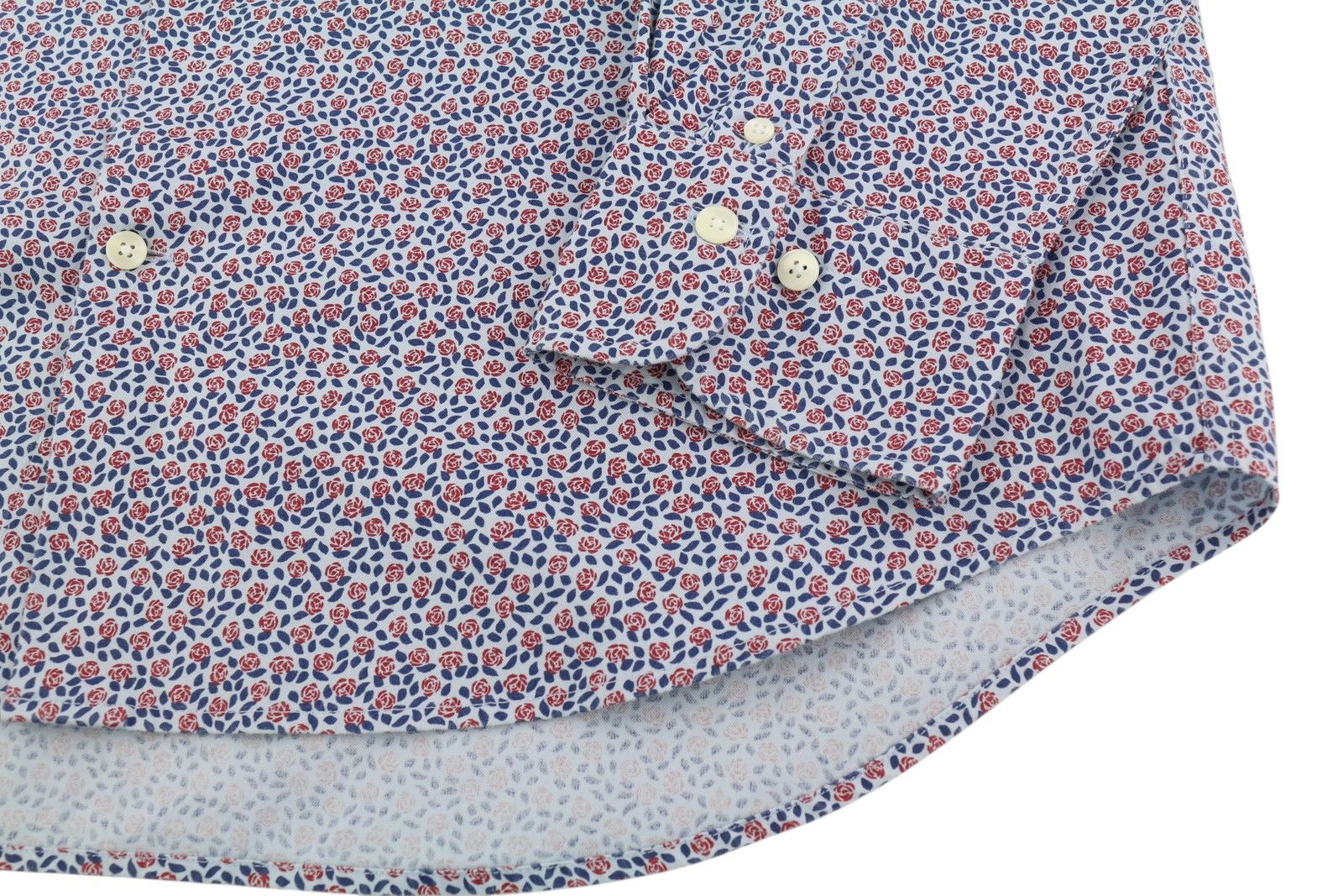 Gant L Button Down Neck Floral Pattern Long Sleeve Shirt 83665 Size US L / EU 52-54 / 3 - 5 Thumbnail