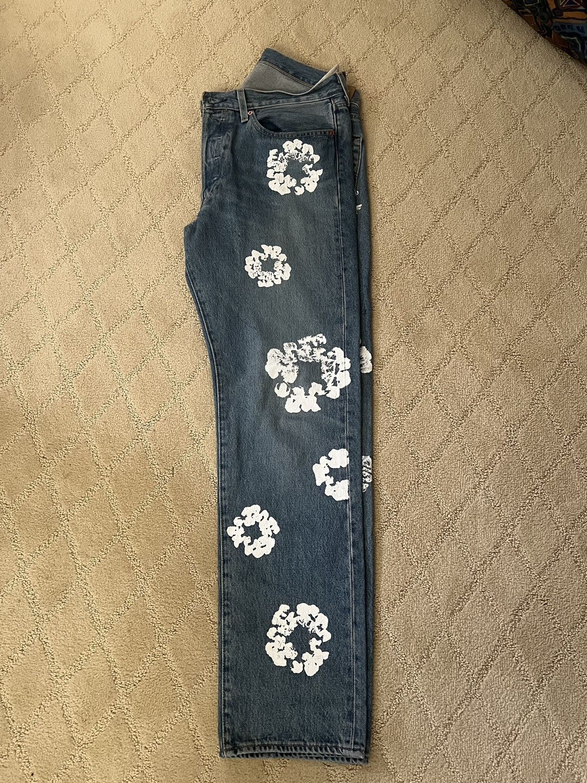 DENIM TEARS × Levi's Denim Tears Cotton Wreath Jeans Size US 33 - 1 Thumbnail