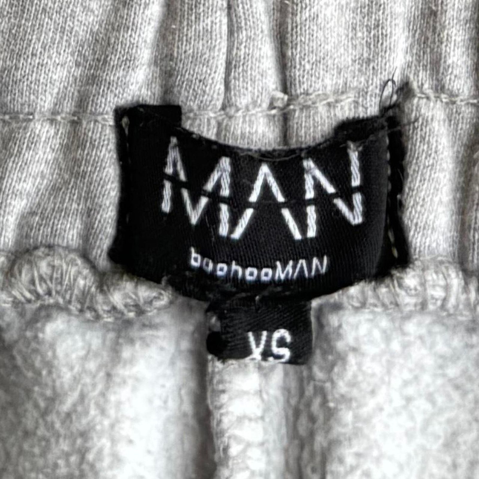 Boohoo × Japanese Brand Vintage Y2K Graphic Streetwear Grey Grunge Opium Sweatpants Size US 29 - 3 Thumbnail