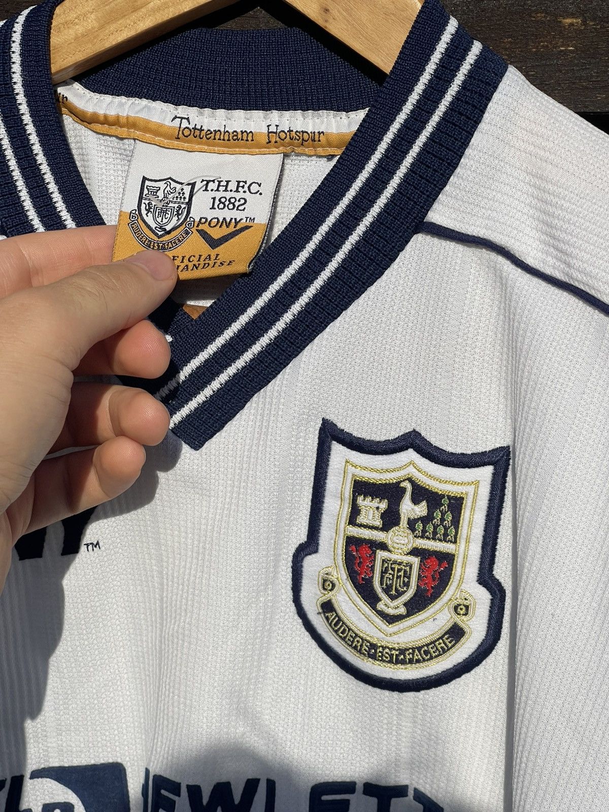 PONY 90’s Pony Tottenham Vintage soccer jersey Size US S / EU 44-46 / 1 - 7 Thumbnail