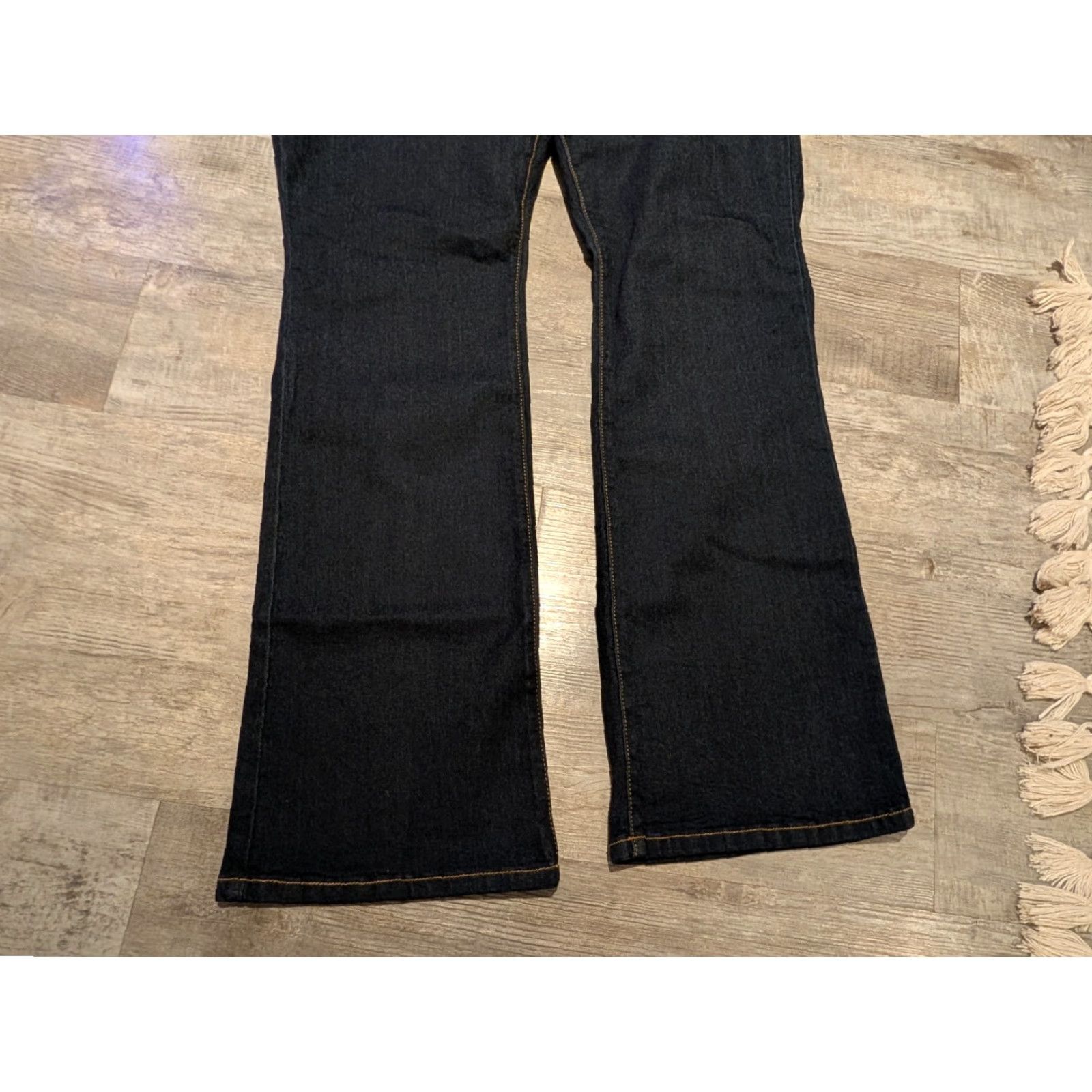 Vintage Poetic Justice Scarlett Bootcut Women's Jeans 16R Dark Denim NWT Size 38" / US 16 / IT 52 - 3 Thumbnail