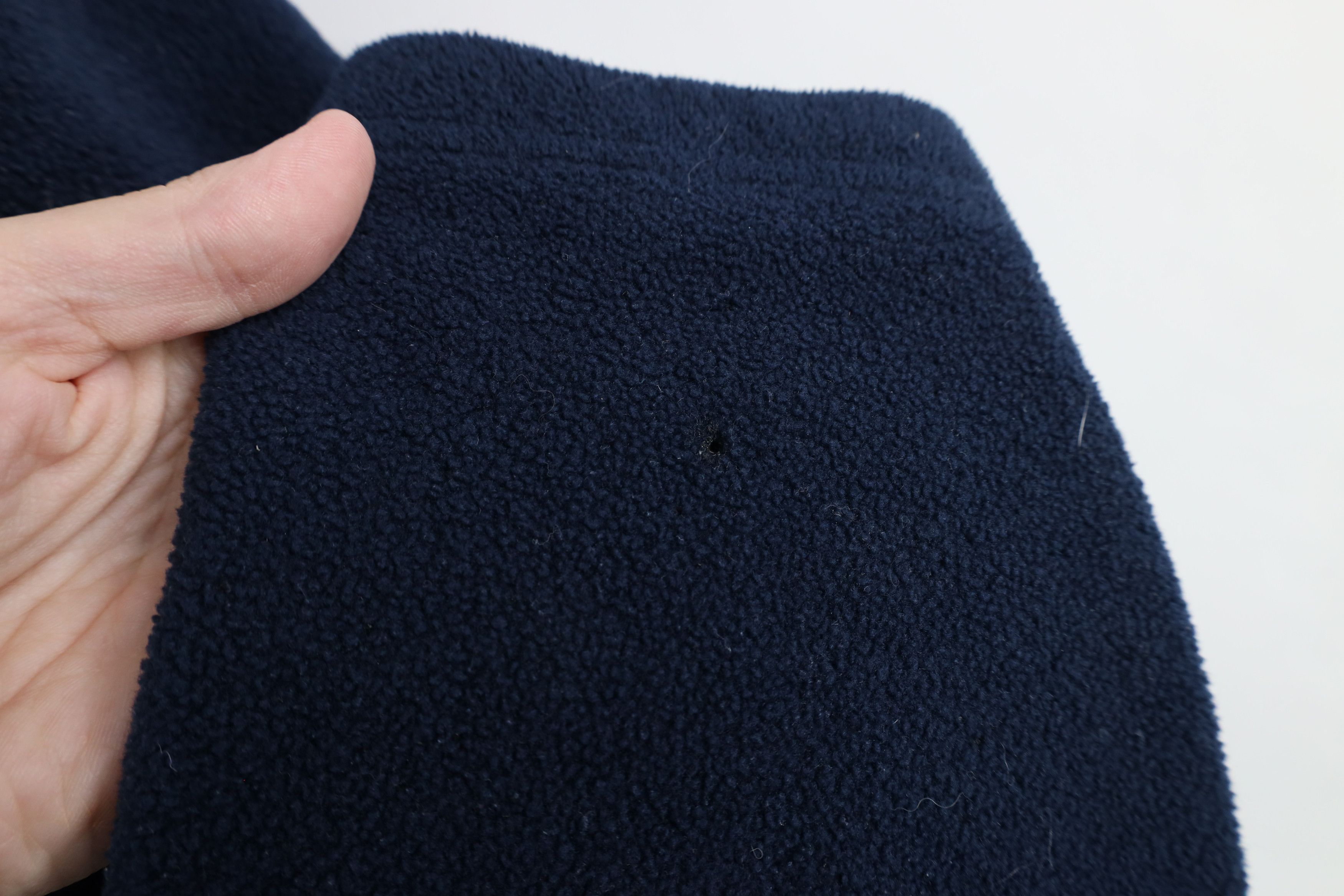 Gap × Vintage Vintage Gap Blank Half Zip Fleece Pullover Sweater Navy Blue Size US L / EU 52-54 / 3 - 4 Thumbnail