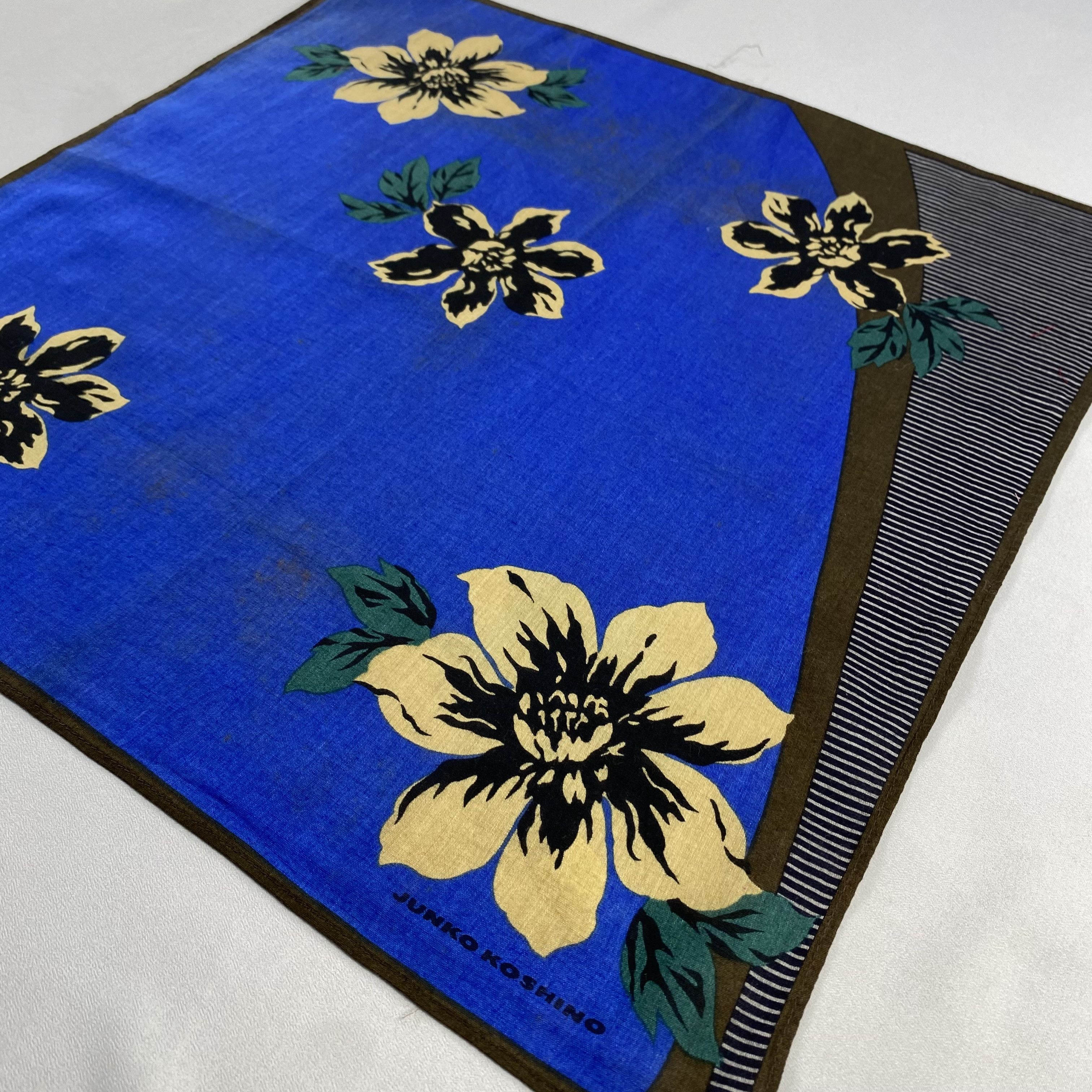 Vintage Junko Koshino Handkerchief / Neckerchief / Bandana-P1717 Size ONE SIZE - 2 Thumbnail