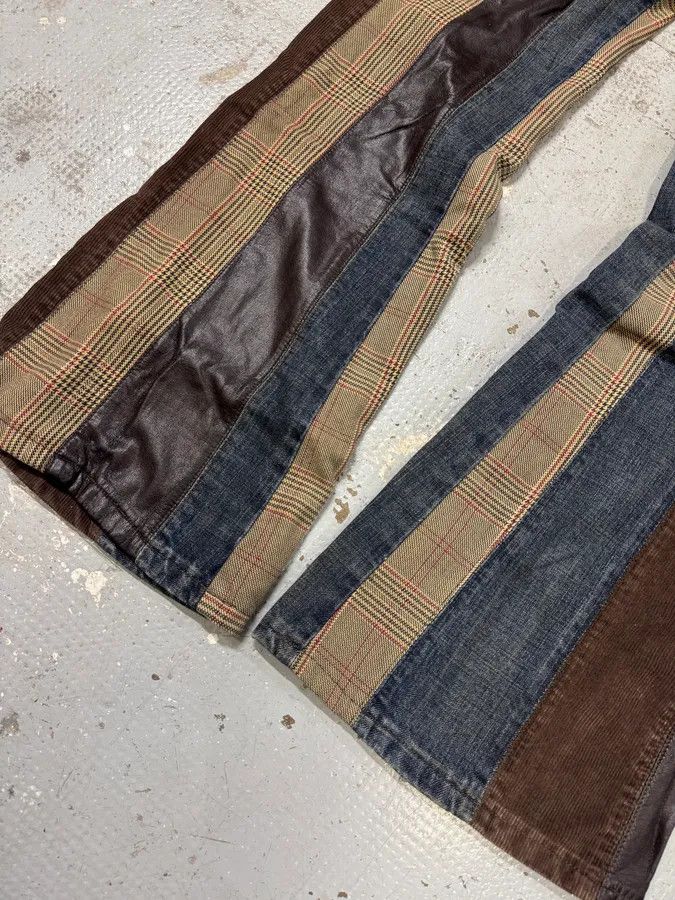 Vintage 2000s Energie Hybrid Materials Pants Size US 30 / EU 46 - 7 Thumbnail