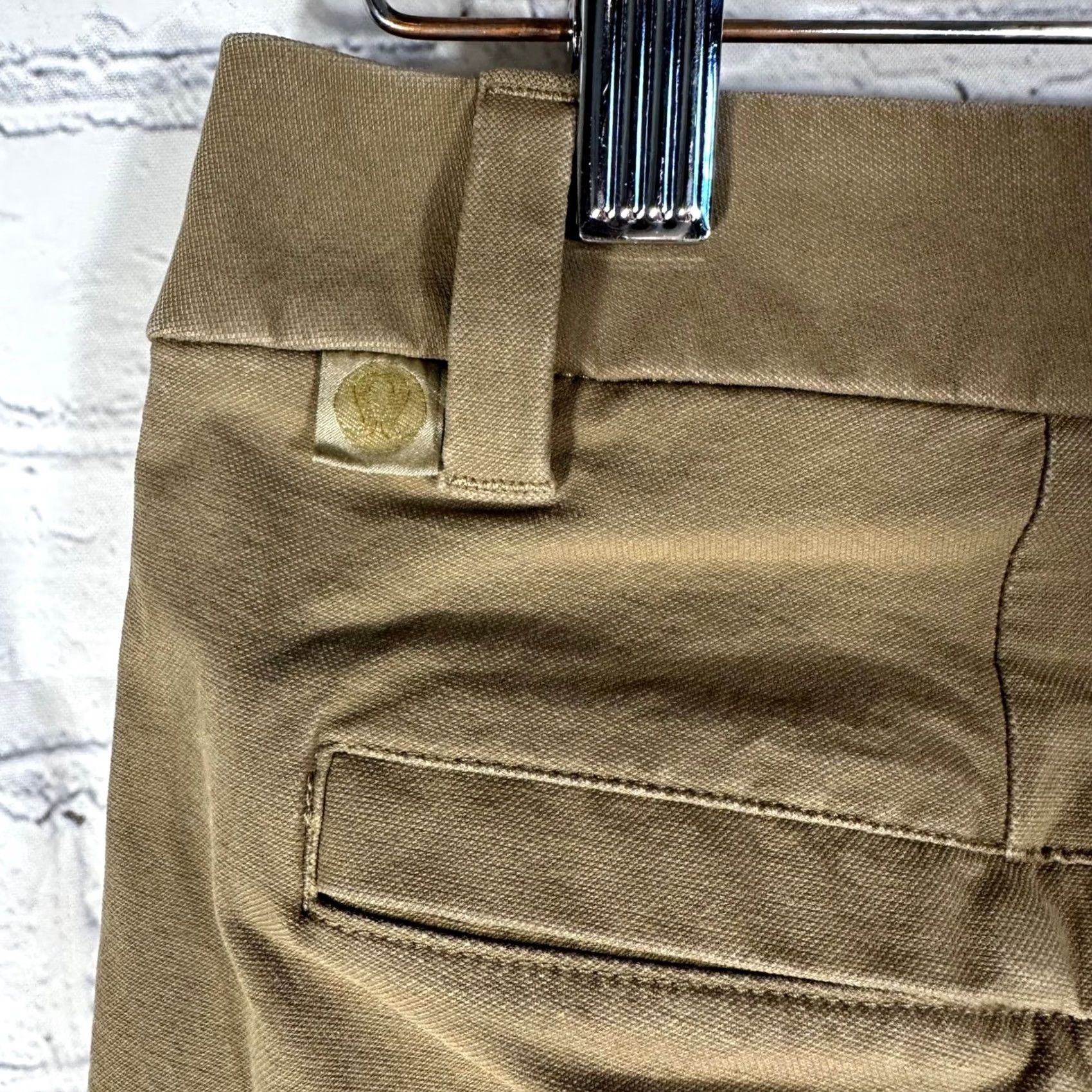 Lululemon Lululemon Mens ABC Pant Slim Fit 31 Dark Khaki Chino Trousers LM5AXAS Size US 31 - 5 Thumbnail