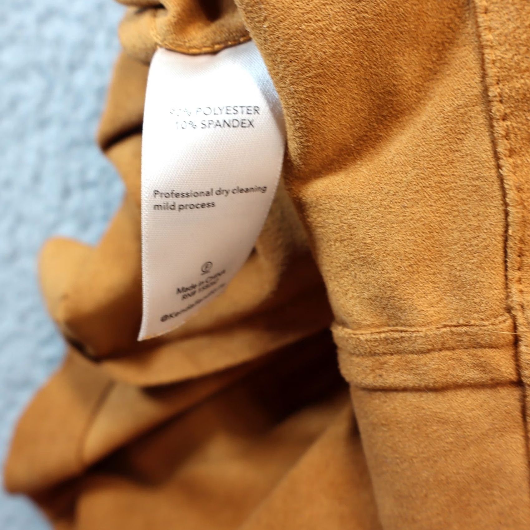 Vintage Kendall + Kylie Women Long Jacket Vest Orange Velour Button L Size L / US 10 / IT 46 - 8 Thumbnail
