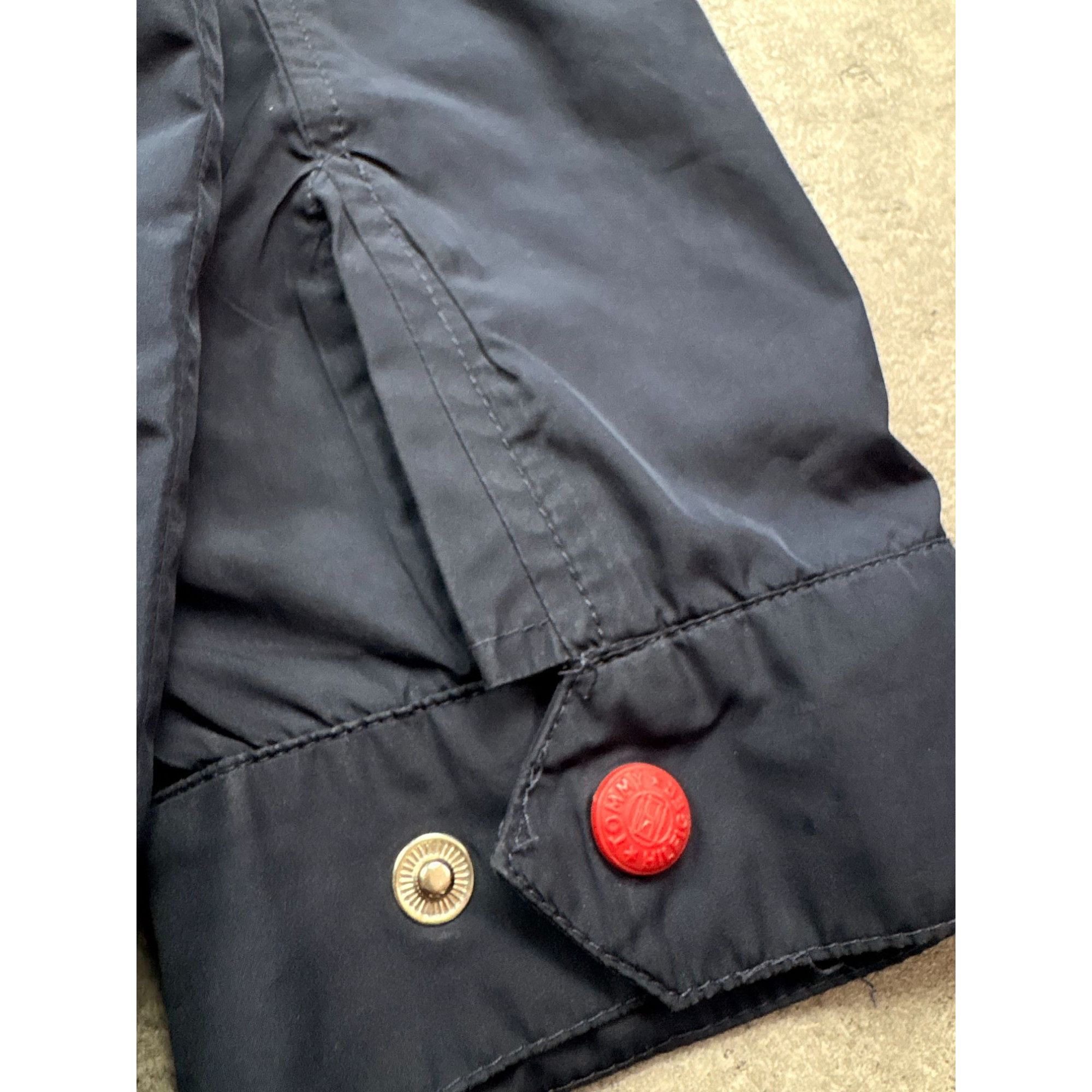 Tommy Hilfiger Tommy Hilfiger Mens Navy Hooded Jacket With Embroidered Logo Size US L / EU 52-54 / 3 - 10 Thumbnail