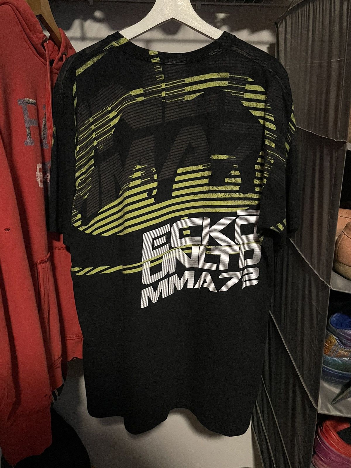 Affliction × Ecko Unltd. × Marc Ecko Ecko UNLTD. MMA 72 Stencil AOP Vintage t shirt Size US XXL / EU 58 / 5 - 2 Thumbnail