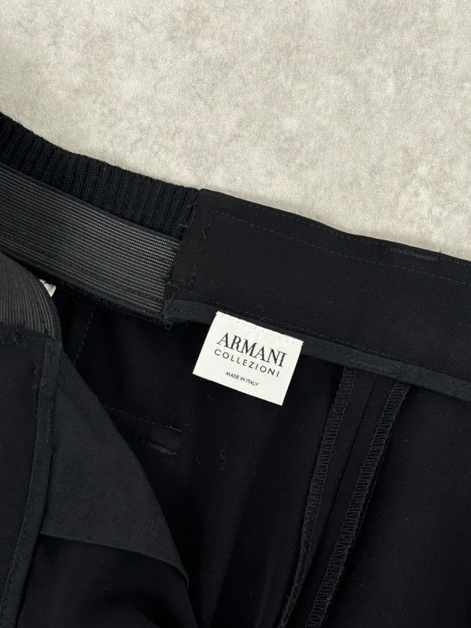 Armani Collezioni SS2006 Armani Collezioni Black Cozy Pants Size US 34 / EU 50 - 9 Thumbnail