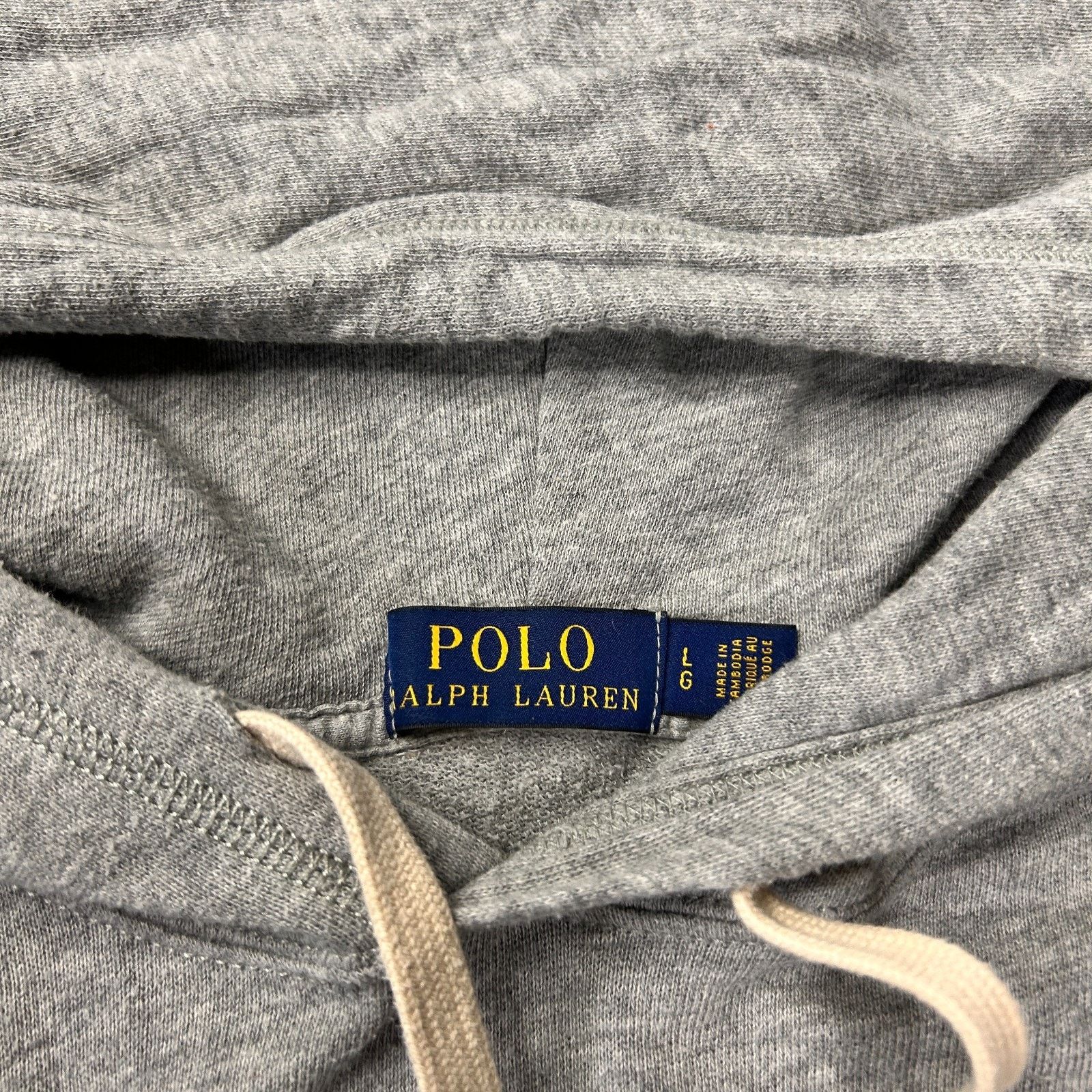 Polo Ralph Lauren Polo Ralph Lauren Hoodie Mens L Heathered Gray Pony VTG Y2K Size US L / EU 52-54 / 3 - 4 Thumbnail
