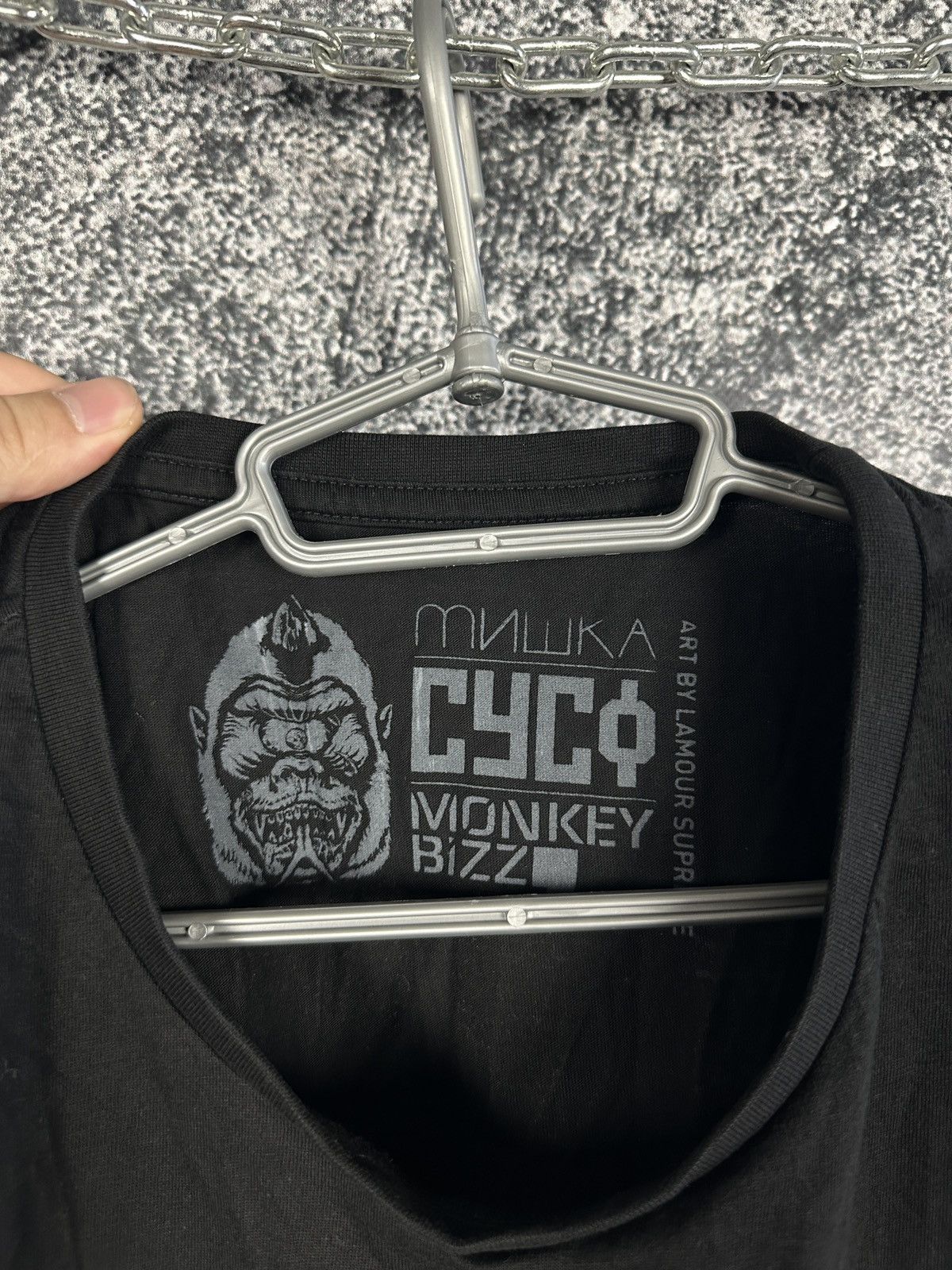 Mishka Men’s МИШКА Mishka T-Shirt Monkey Bizz Big Logo Size M Size US M / EU 48-50 / 2 - 5 Thumbnail