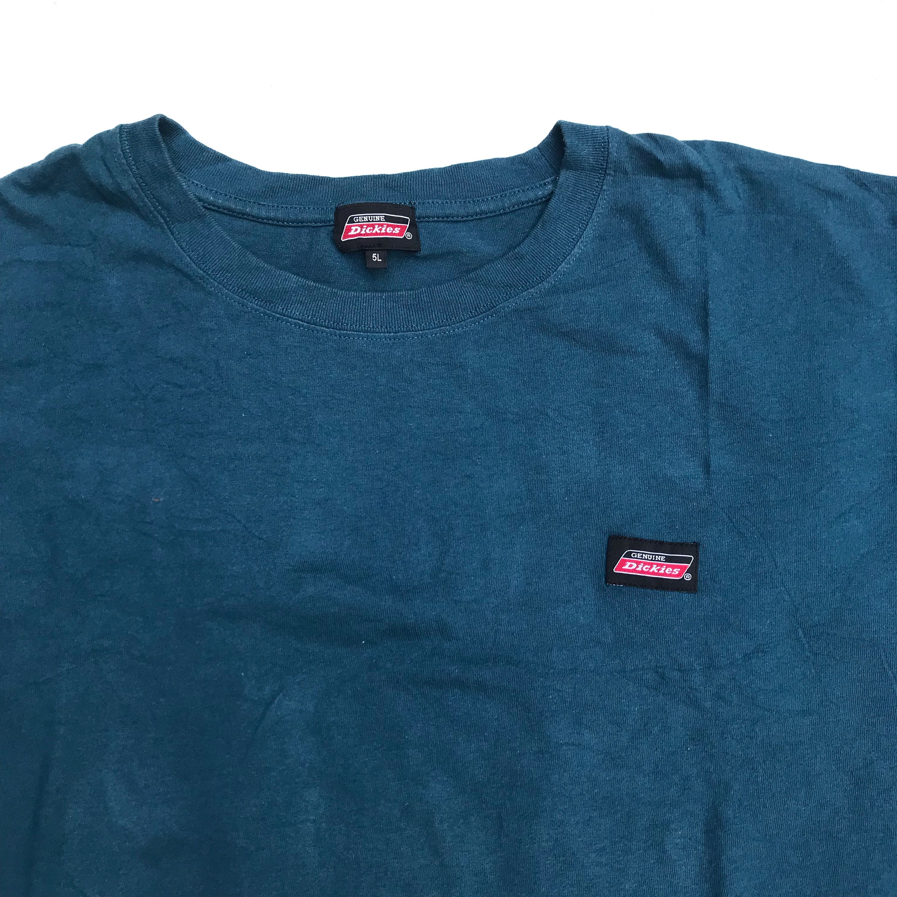 Dickies Dickies Basic Work Tshirt Blank tee Meridian blue japan Size US XXL / EU 58 / 5 - 2 Thumbnail