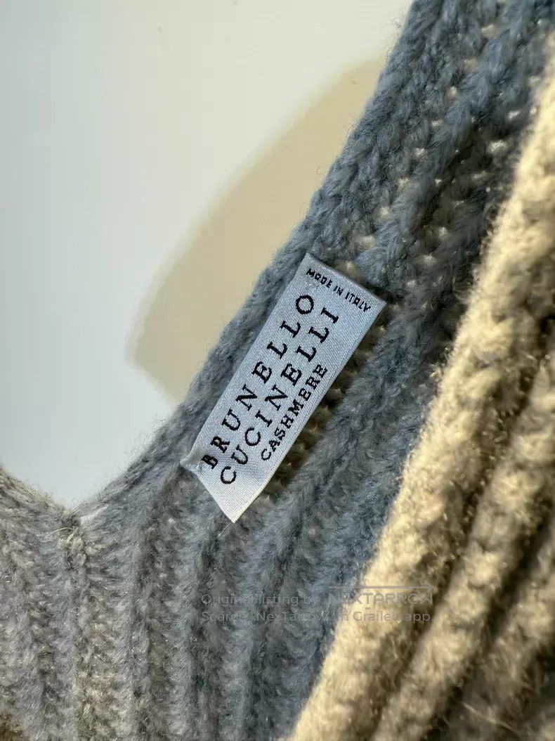 Brunello Cucinelli Brunello Cucinelli Beaded cashmere sweater Size M / US 6-8 / IT 42-44 - 2 Thumbnail