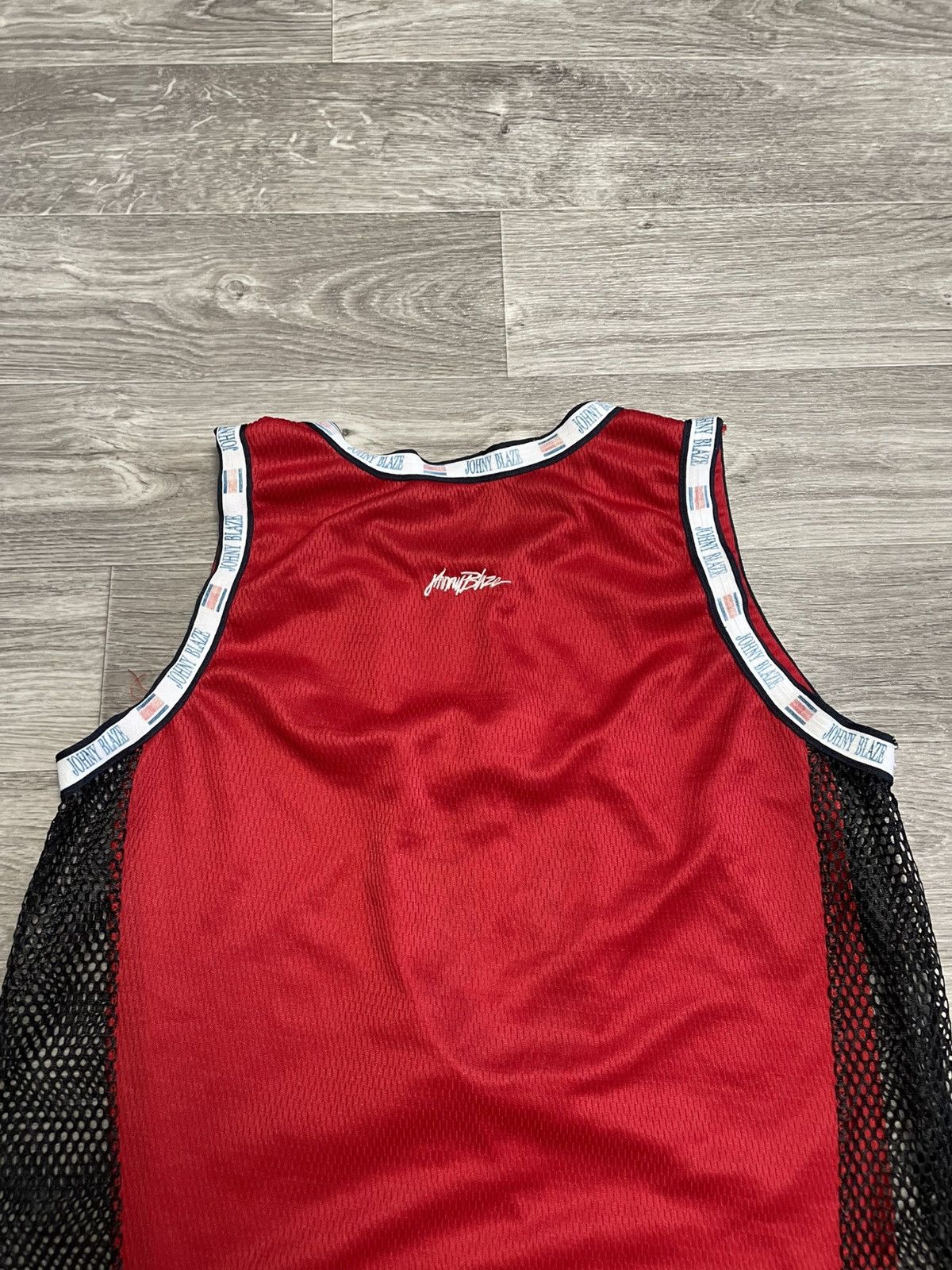 Warrior Warriors Johny Blaze NBA Jersey Tank Top 90s Size US XL / EU 56 / 4 - 15 Thumbnail