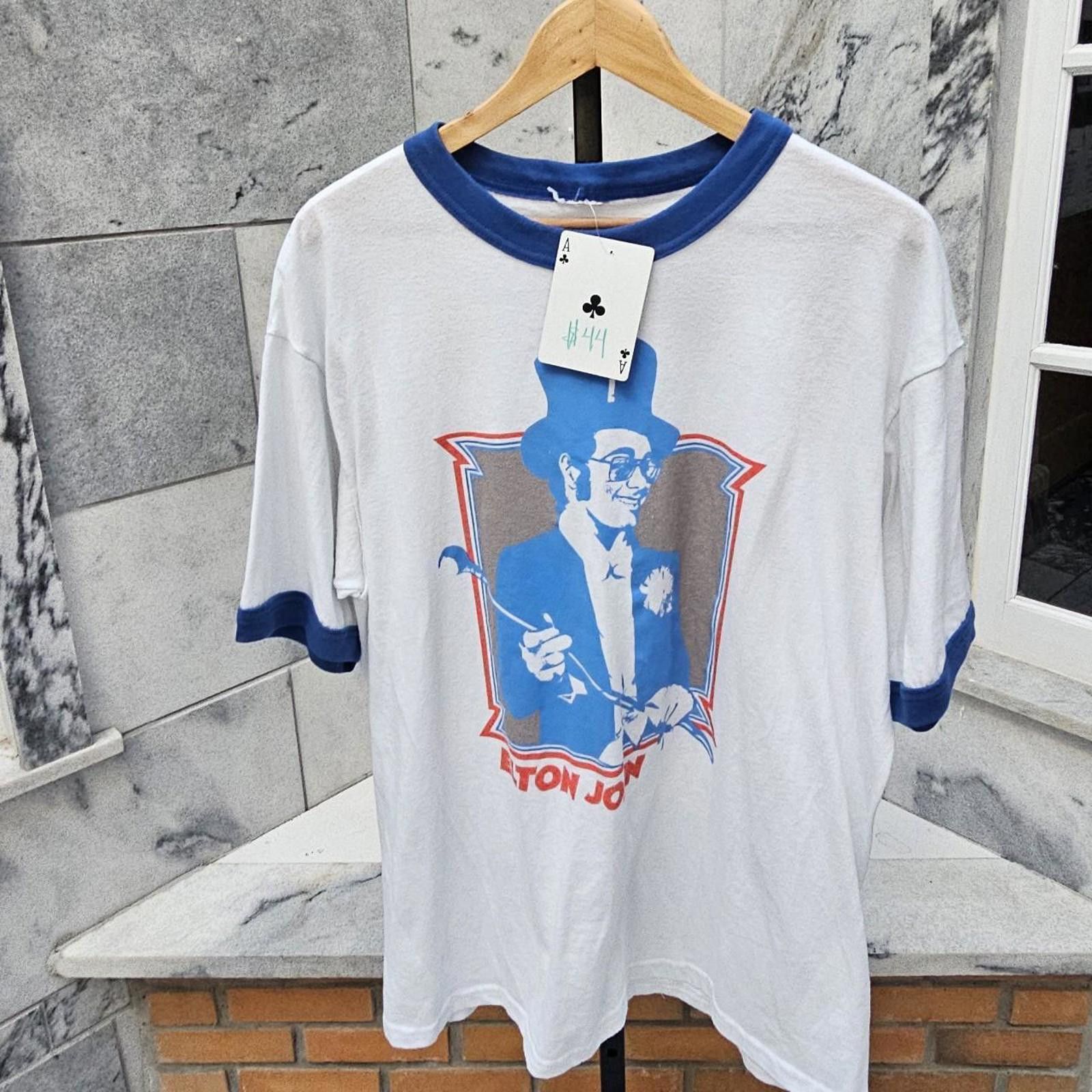 Other Men's White Elton John Ringer Tee Size US XL / EU 56 / 4 - 6 Thumbnail