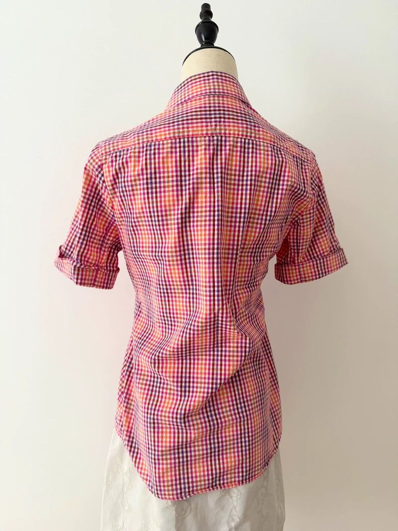 Vivienne Westwood Vivienne Westwood Size1 Pink and purple floral collar check Size S / US 4 / IT 40 - 3 Thumbnail