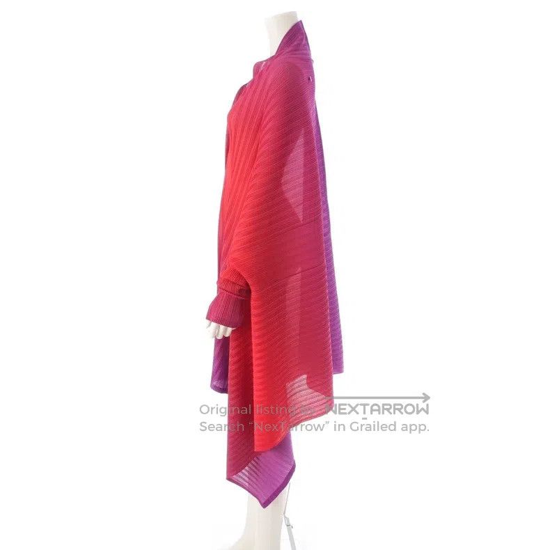 Issey Miyake Issey Miyake Red Coat Size M / US 6-8 / IT 42-44 - 4 Thumbnail