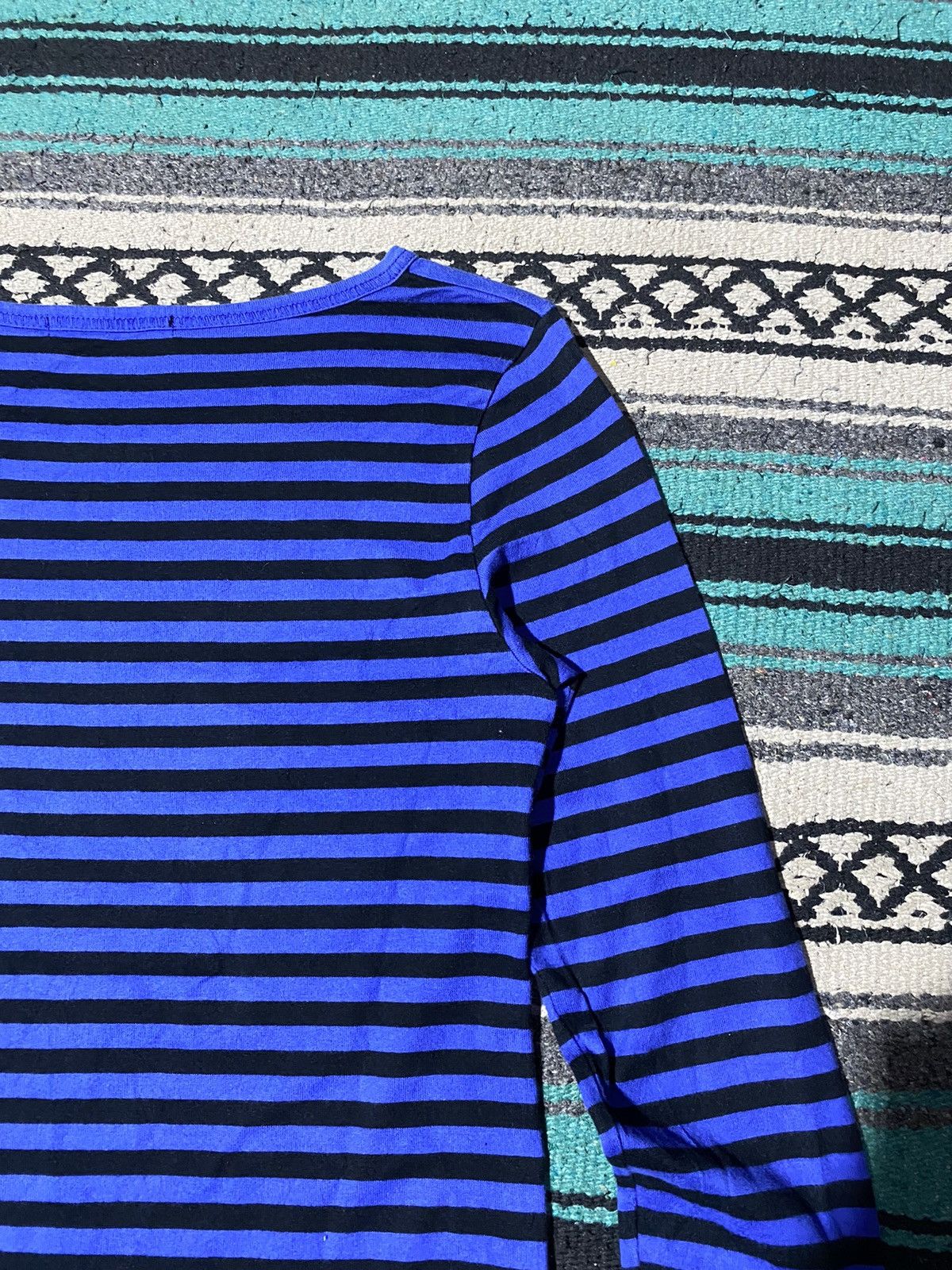 If Six Was Nine 2000s Algonsquin - Grunge Style Striped Longsleeve Size US S / EU 44-46 / 1 - 5 Thumbnail