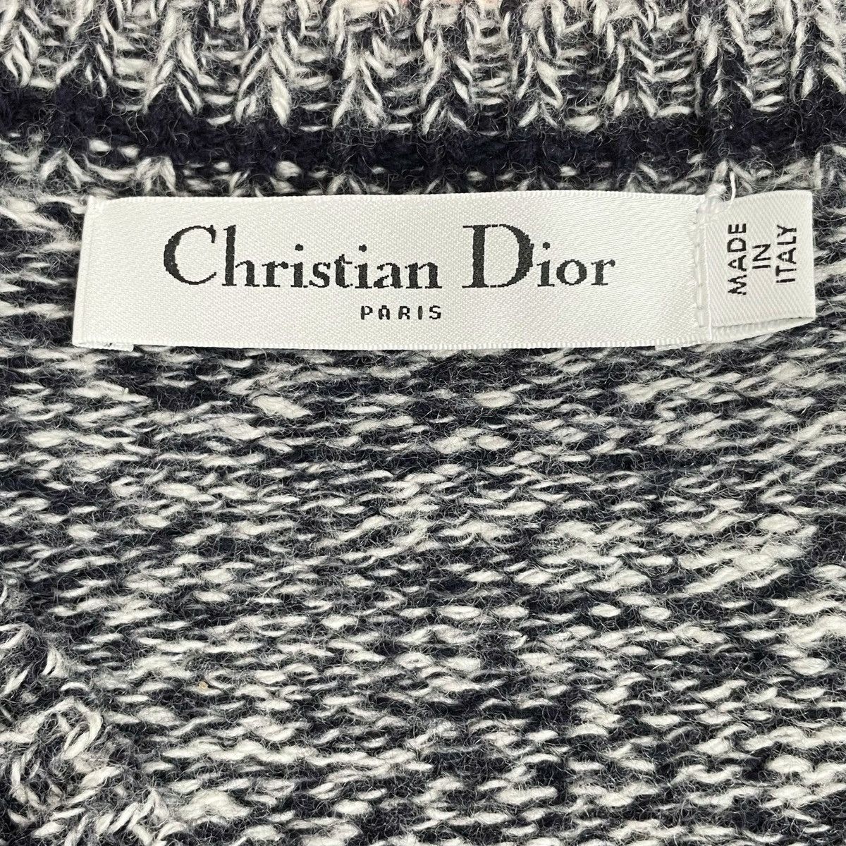 Dior DIOR Wool V-neck Pullover Sweater K26WX Size XXS / US 00 / IT 34 - 5 Thumbnail