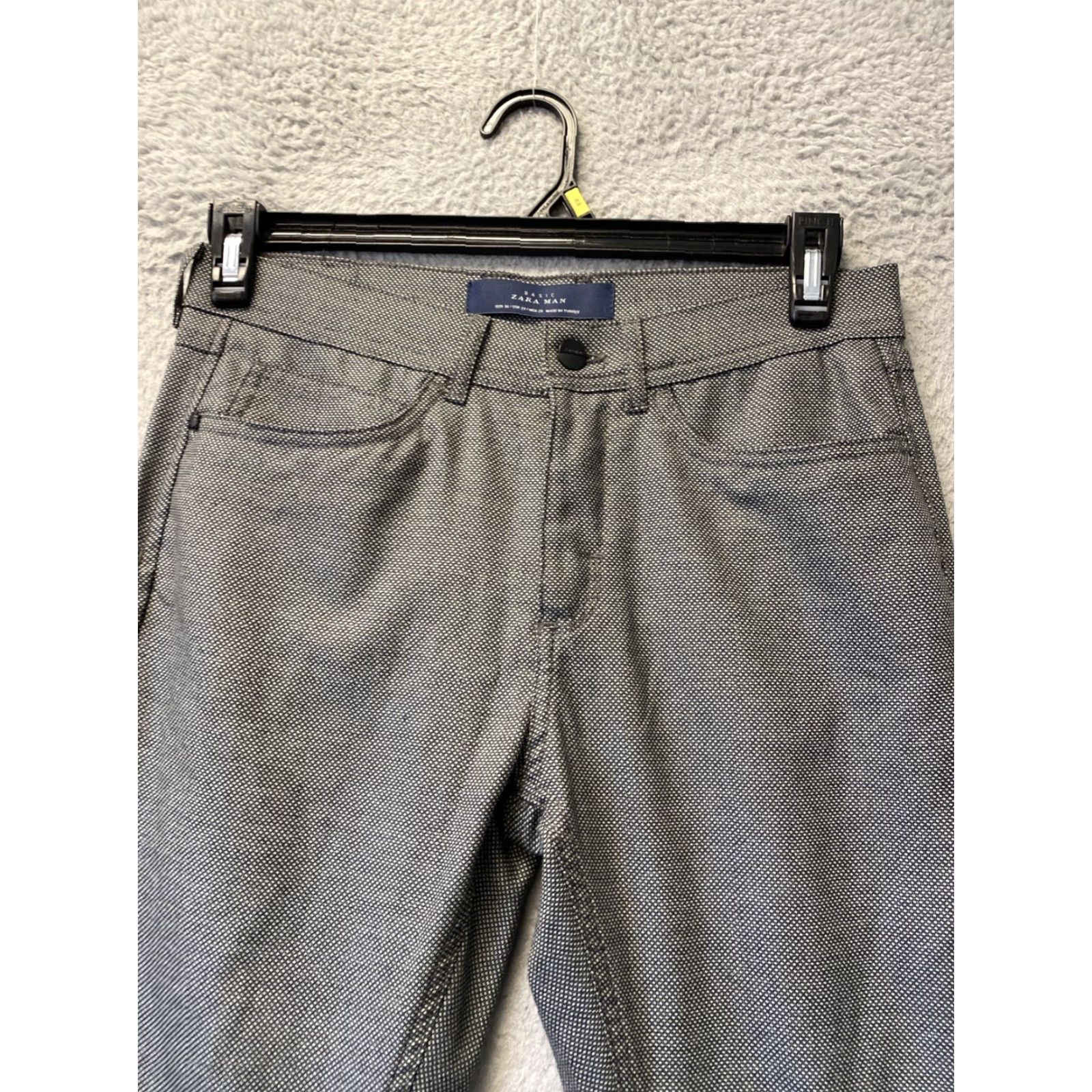 Zara Zara Pants Mens 29 Gray Slim Stretch Dress Casual Active NWT/143-31 Pant Size US 30 / EU 46 - 2 Thumbnail
