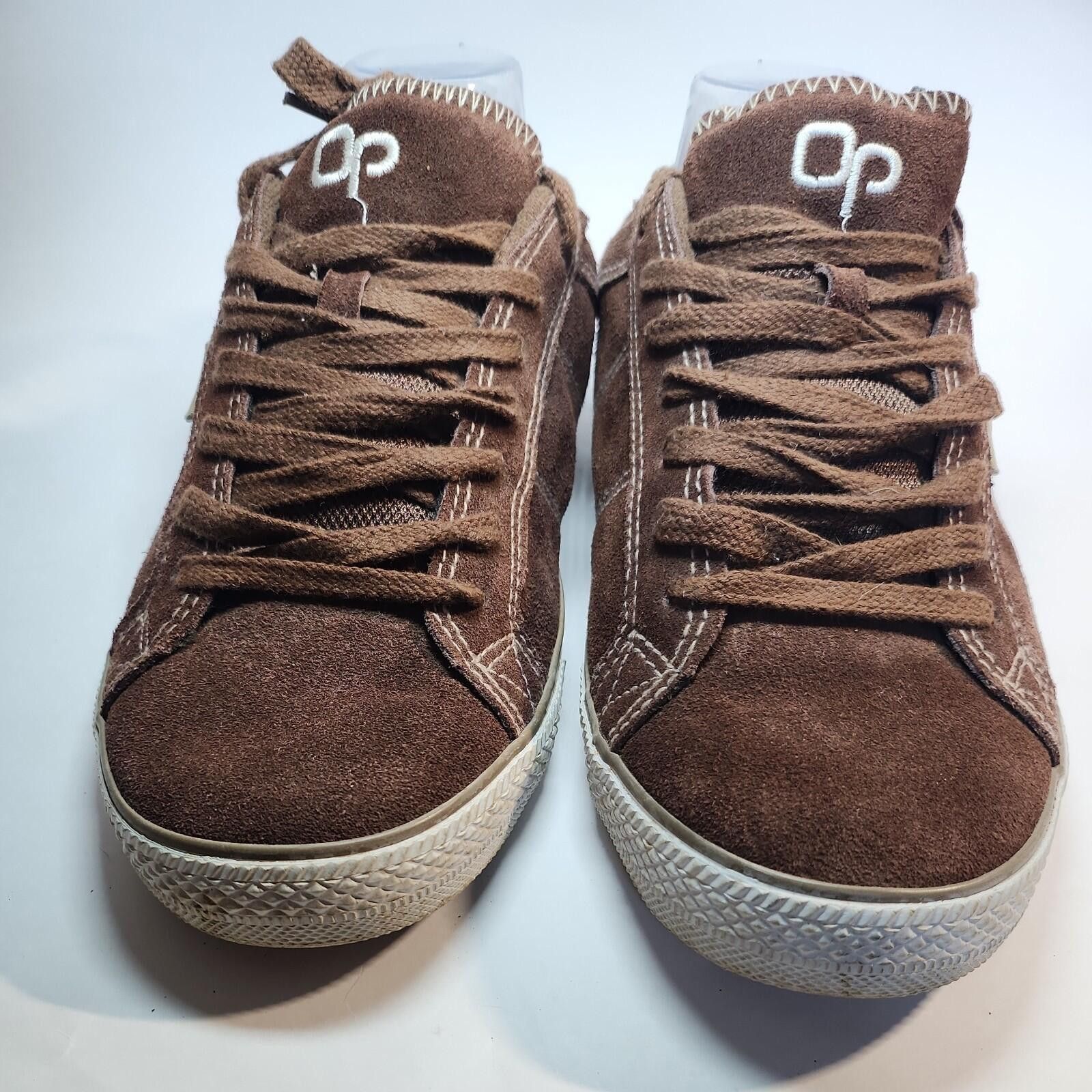 Ocean Pacific Ocean Pacific OP Brown Suede Y2K Skate Cruiser Low Top Sz10 Size US 10 / EU 43 - 2 Thumbnail