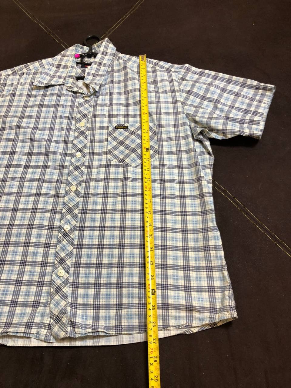 Diesel Diesel Shirt Men's Short Sleeve Patterned Check Pockets Size US XL / EU 56 / 4 - 8 Thumbnail