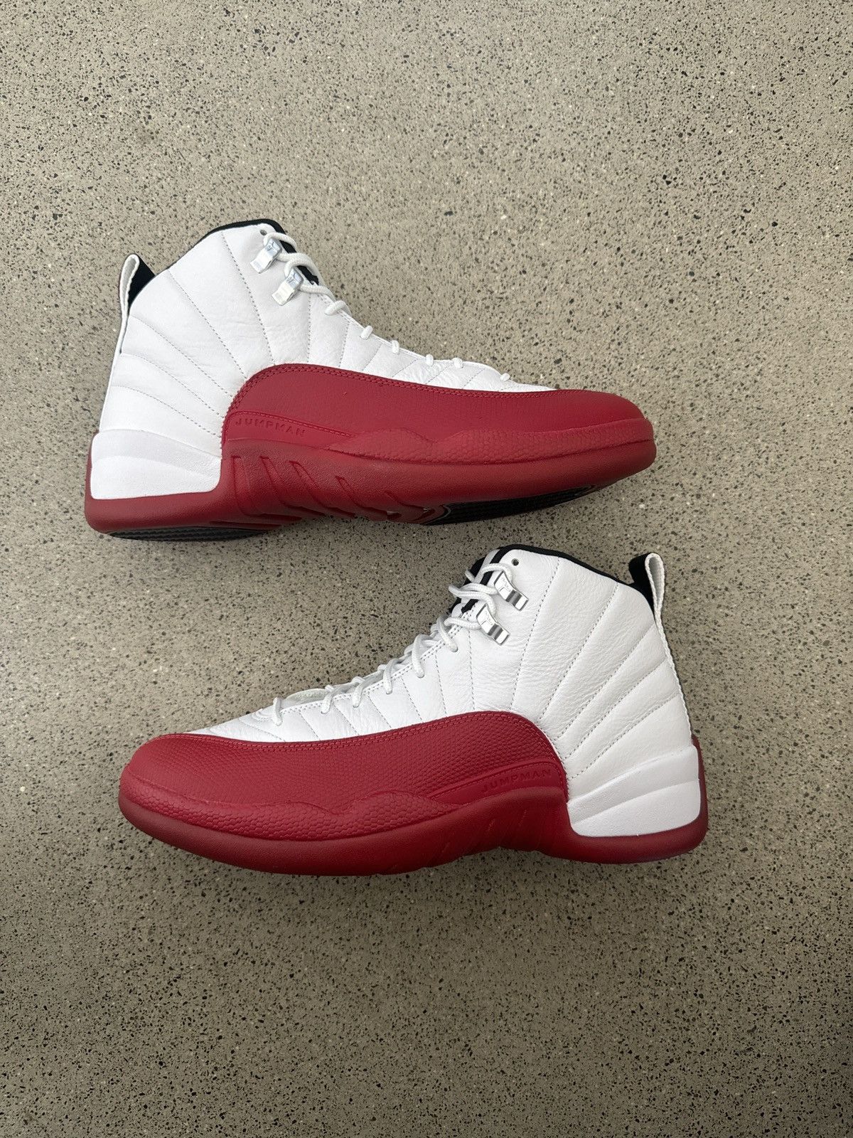 image of Jordan Nike Jordan Cherry 12S Shoes in Red, Men's