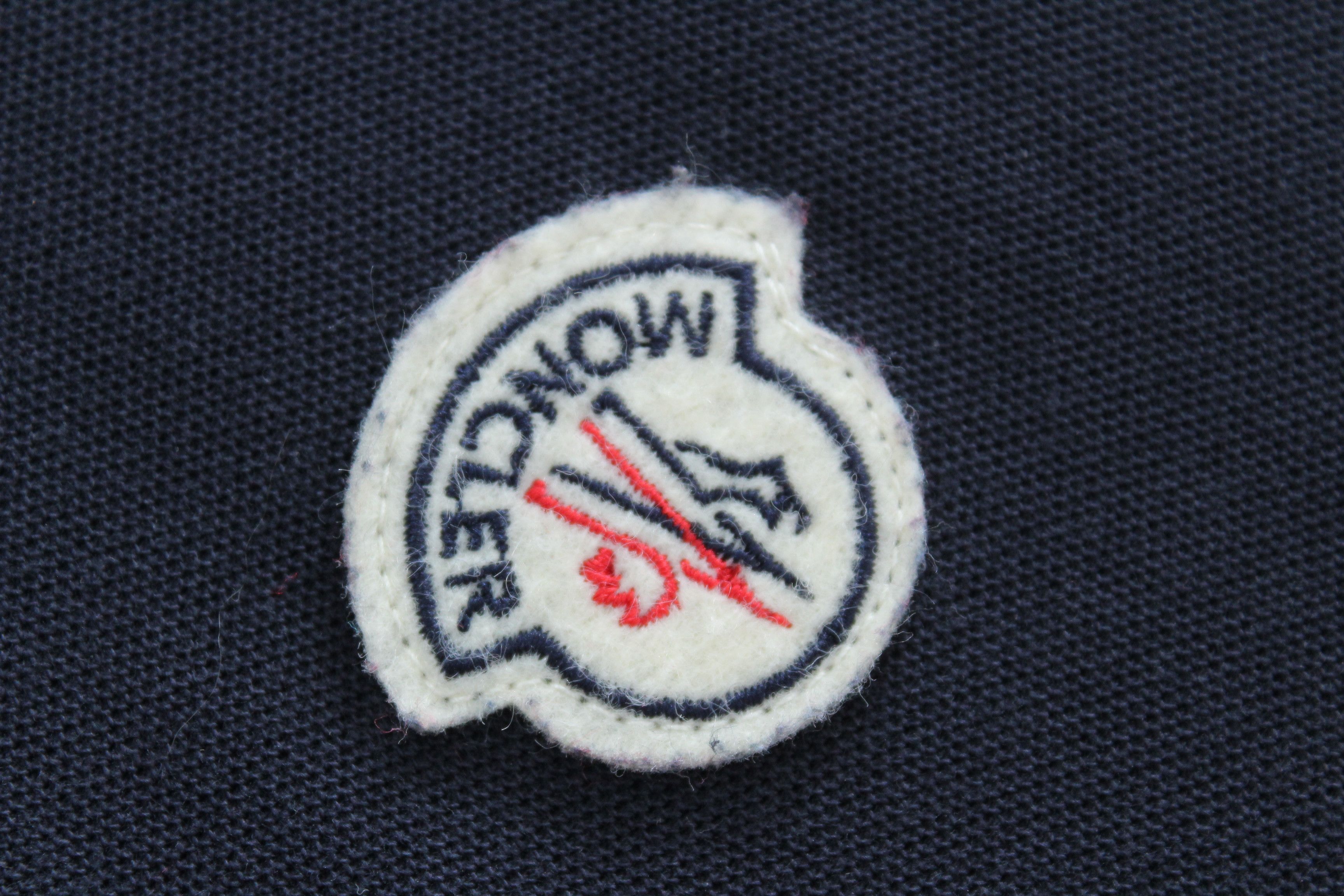 Moncler Moncler Maglia Polo Manica Corta Shirt Dress Navy S Size S / US 4 / IT 40 - 11 Thumbnail