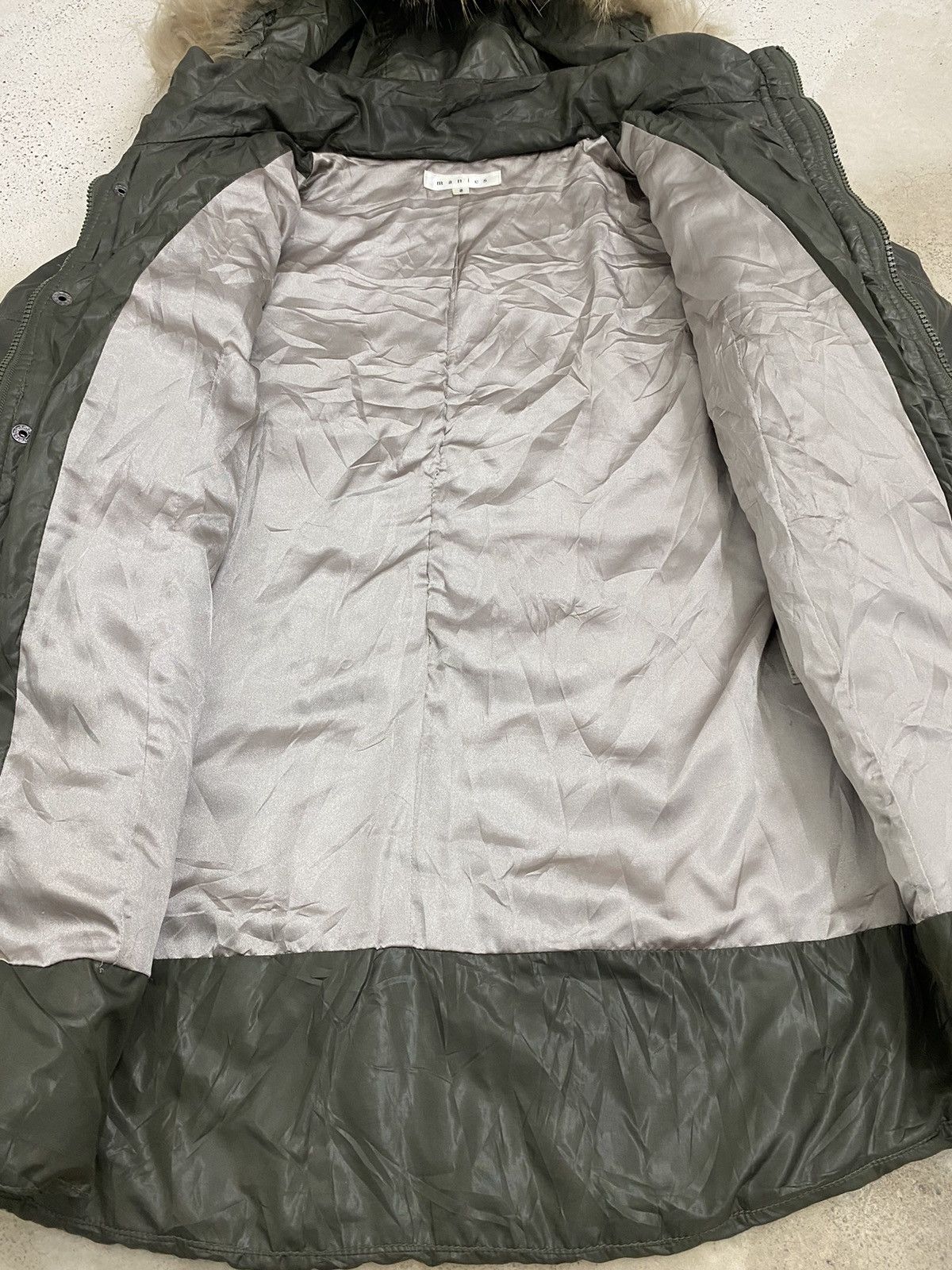Yasuyuki Ishii Manics Light Fur Zipper Hoodie Puffle Winter Olive Green Size US S / EU 44-46 / 1 - 17 Thumbnail