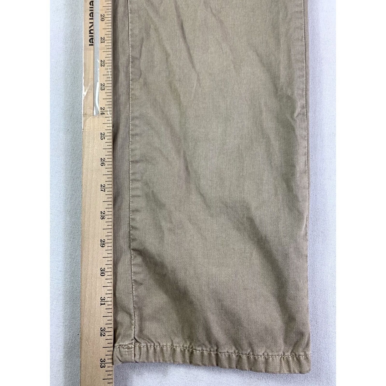 johnnie-O johnnie-O Harkers Corduroy Pants Men 36x34 Tan Beige Preppy Casual Pant Mens Regular Size US 36 / EU 52 - 6 Thumbnail