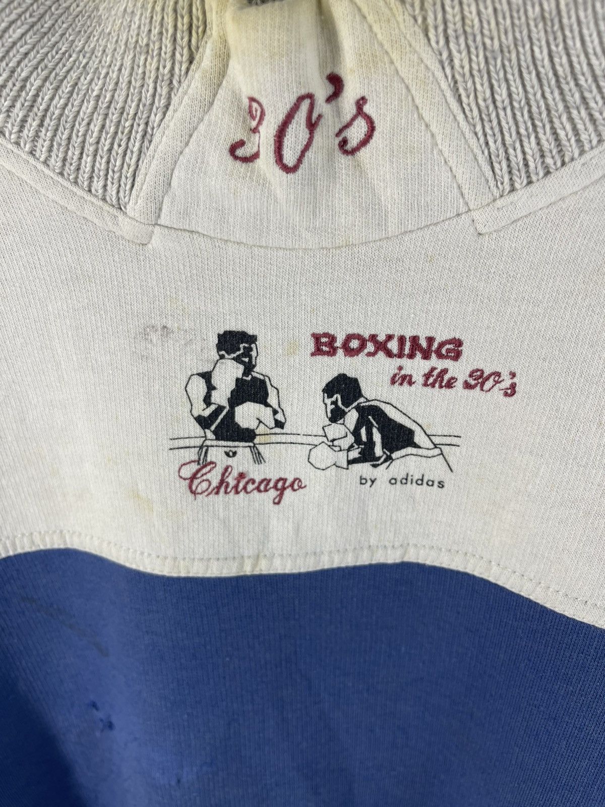 Adidas Vintage Adidas Boxing in the 30's Chicago Adidas Sweatshirt Size US L / EU 52-54 / 3 - 8 Thumbnail