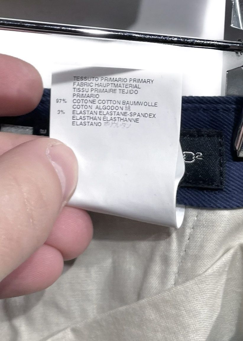 Dsquared2 Dsquared2 Navy Blue Pleated Chino Trousers Size US 32 / EU 48 - 8 Thumbnail
