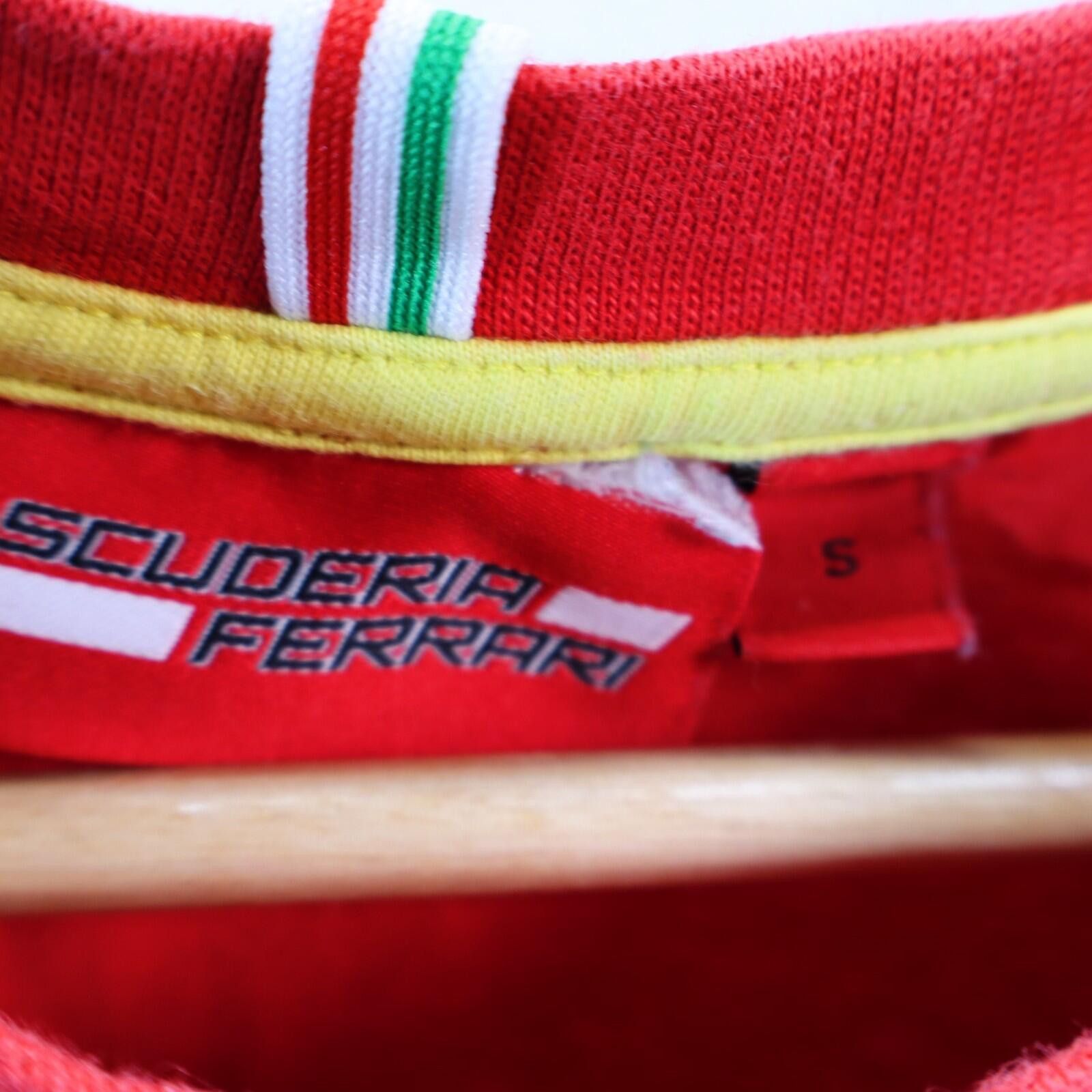 Ferrari Men Small Scuderia Ferrari Red Big Logo Shirt Size ONE SIZE - 5 Thumbnail