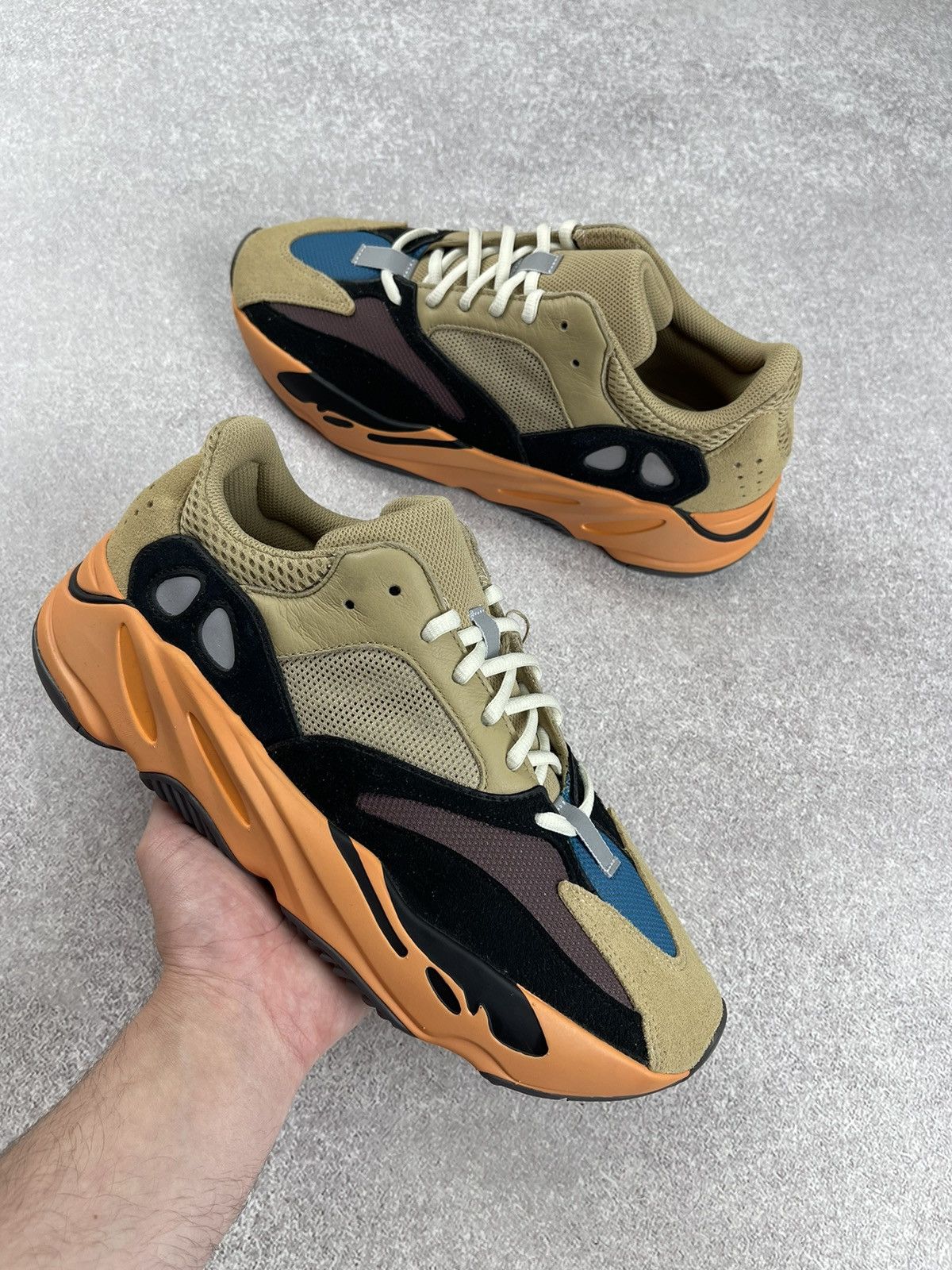 Adidas Yeezy Boost 700 Enflame Amber Sneakers Size Us