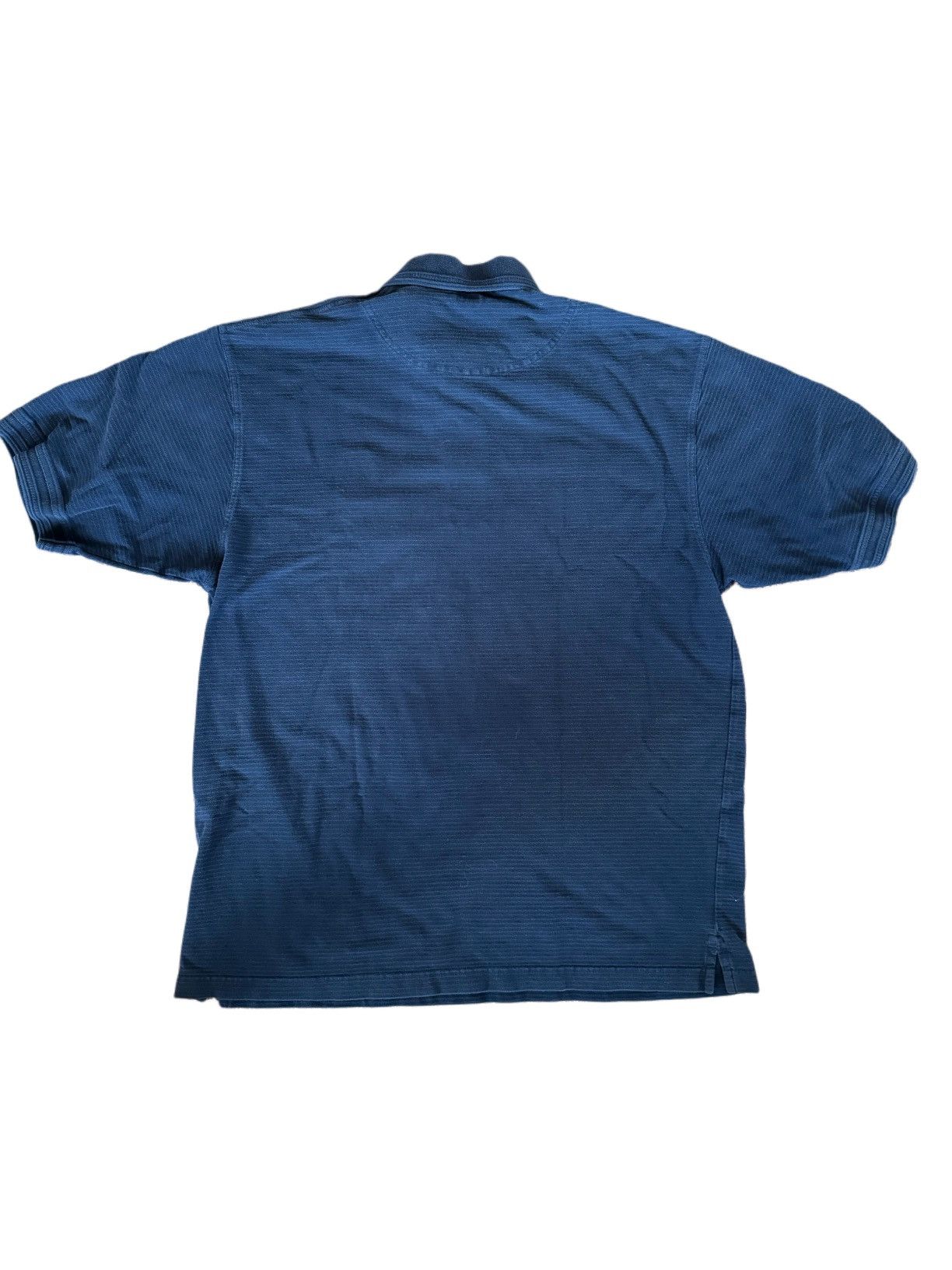 Vintage Heritage Cross Pima cotton men’s navy blue polo shirt NMMI Size US L / EU 52-54 / 3 - 2 Thumbnail