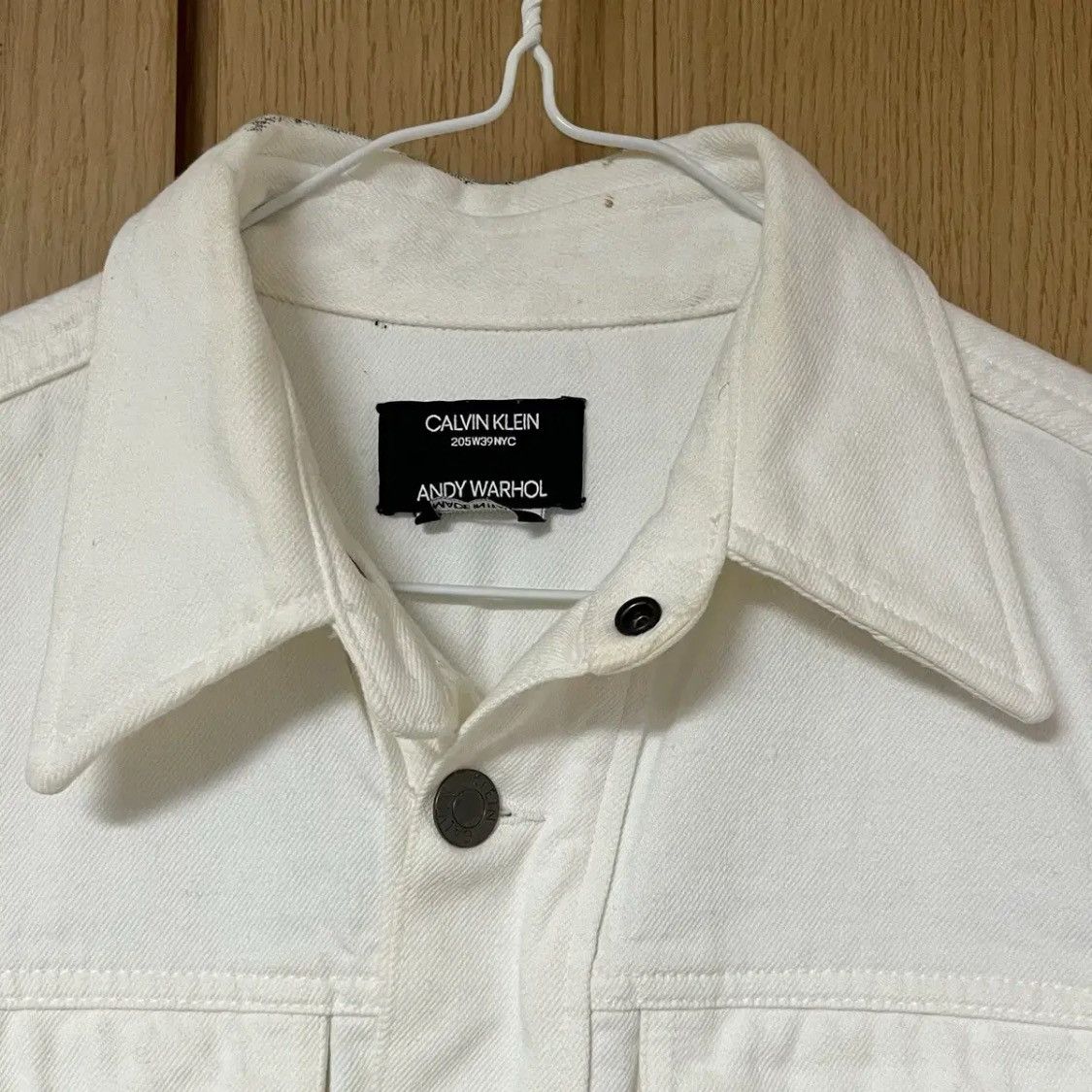 Raf Simons Raf Simons Calvin Klein x And Warhol White Denim Jcket Size US S / EU 44-46 / 1 - 3 Thumbnail
