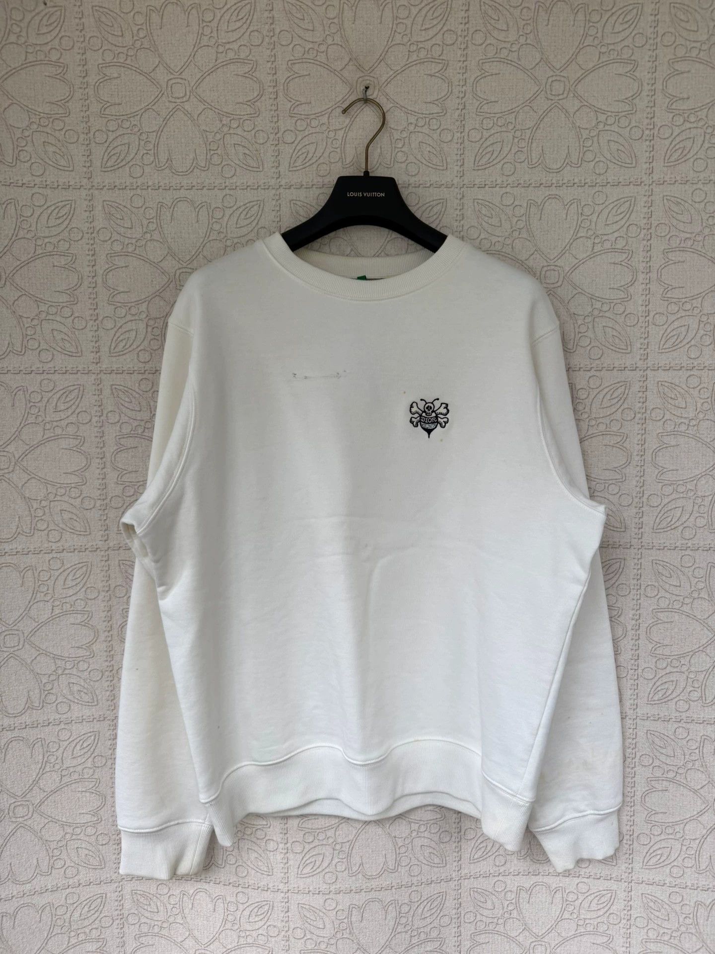 Dior dior x stussy embroidery skull bee sweatshirt Size US L / EU 52-54 / 3 - 1 Thumbnail